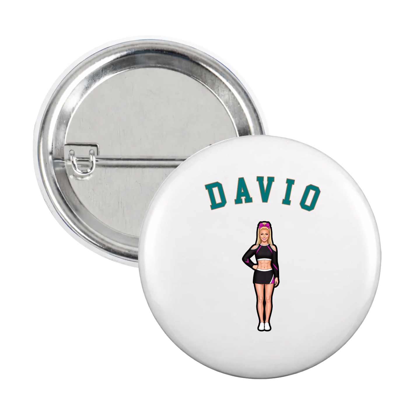Game Day Button — Shirsey Arch in White