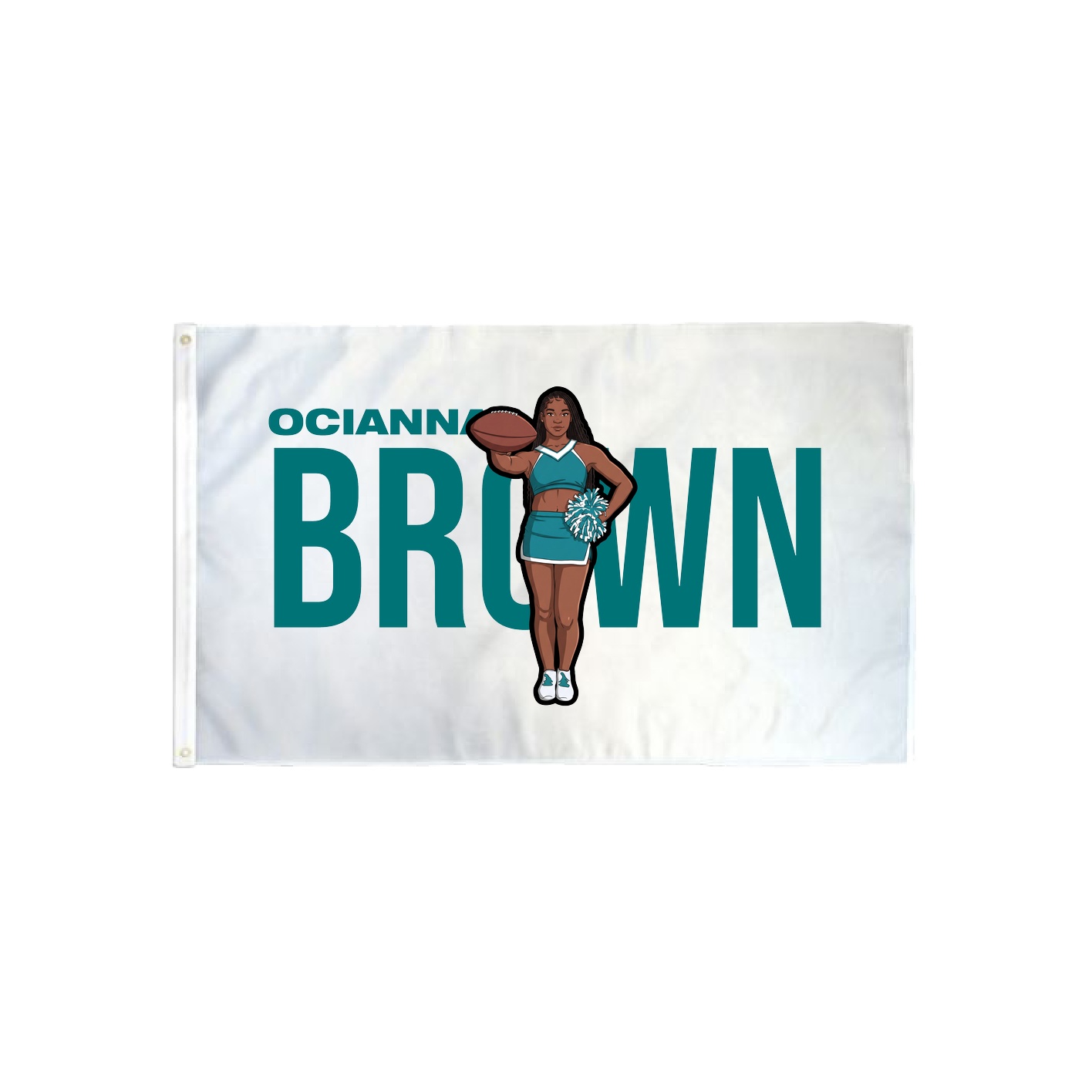 3x5 Flag — Player Name in Classic