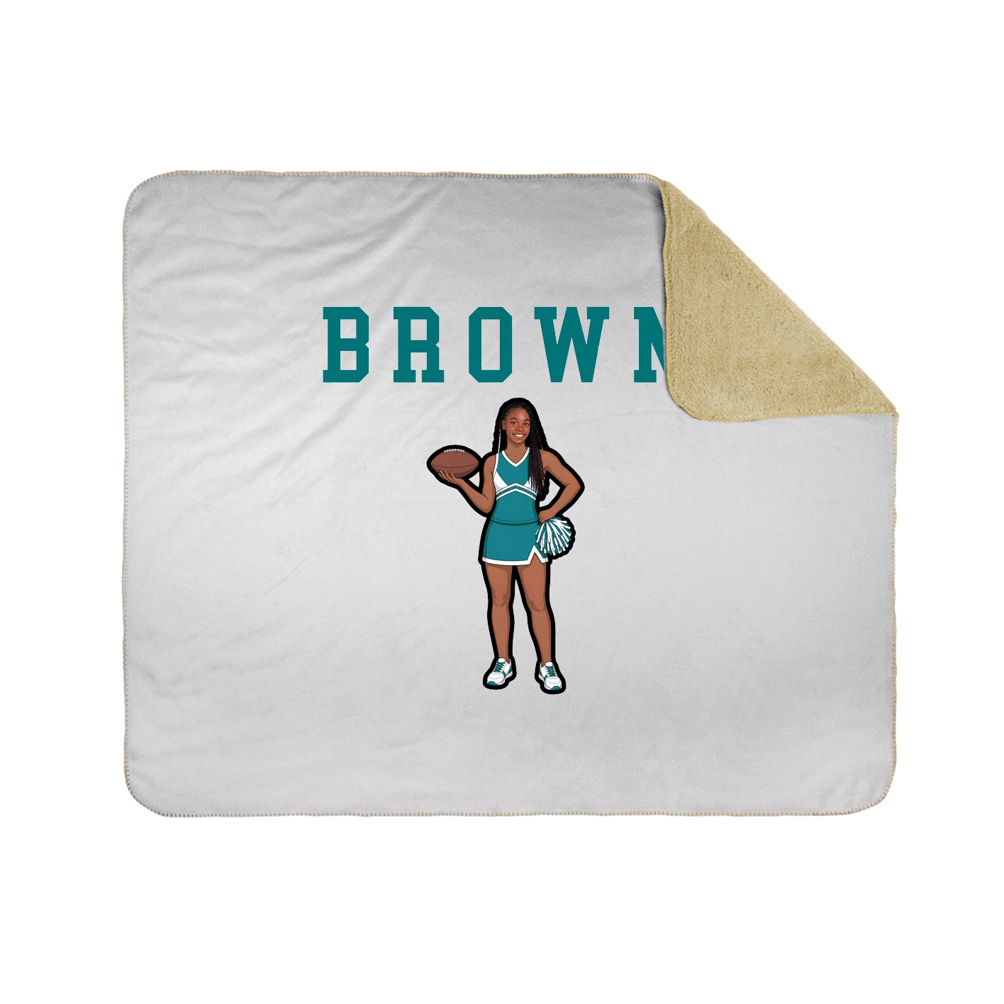 Throw Blanket — Shirsey in White