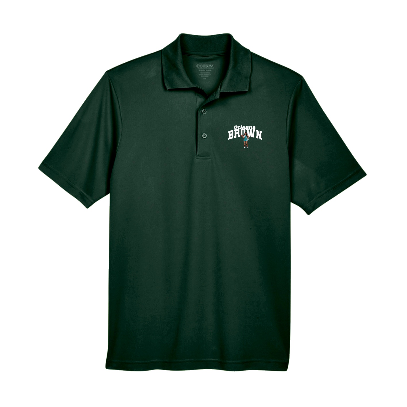 Performance Polo — Signature Arch in Green