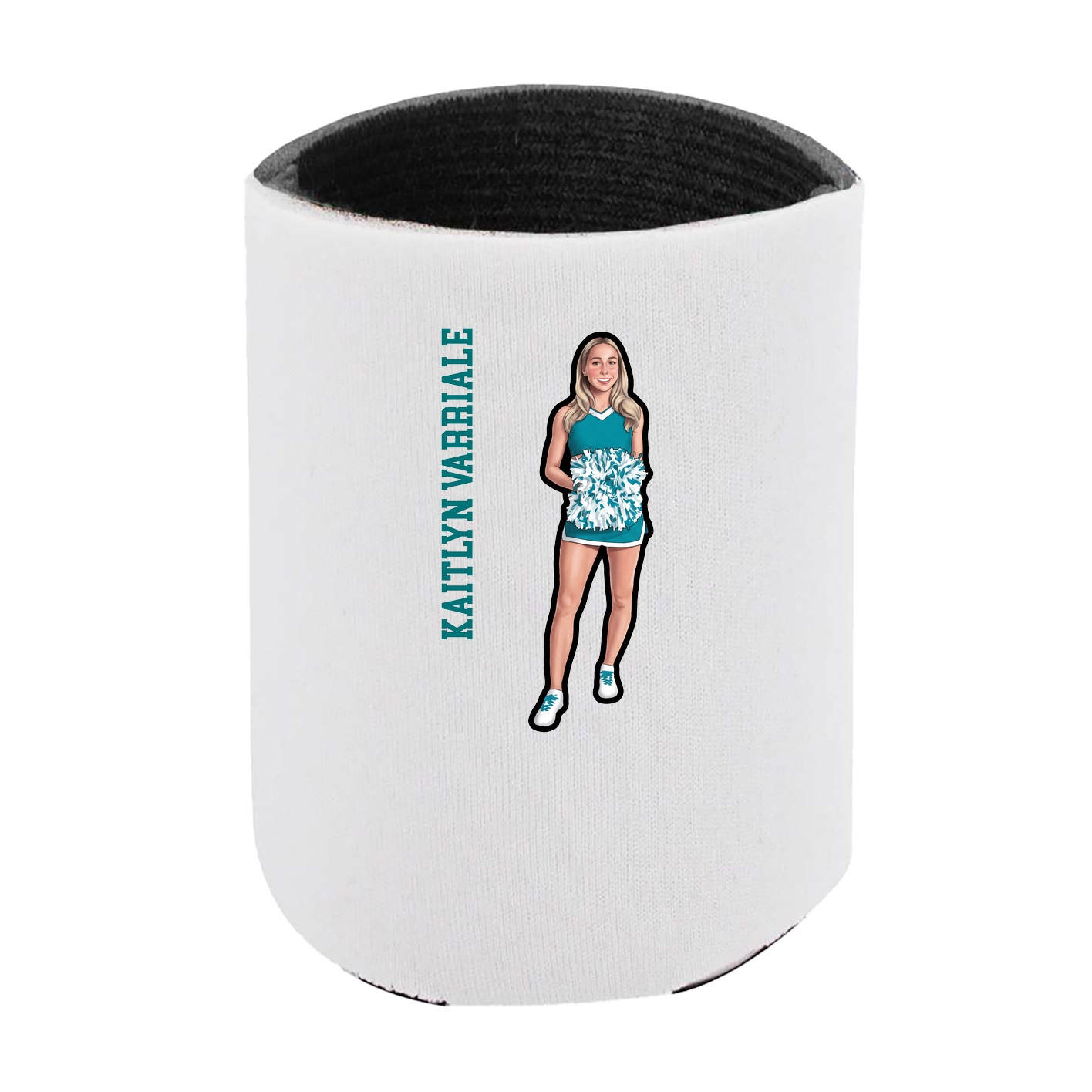 Can Holder — Name Vertical in White