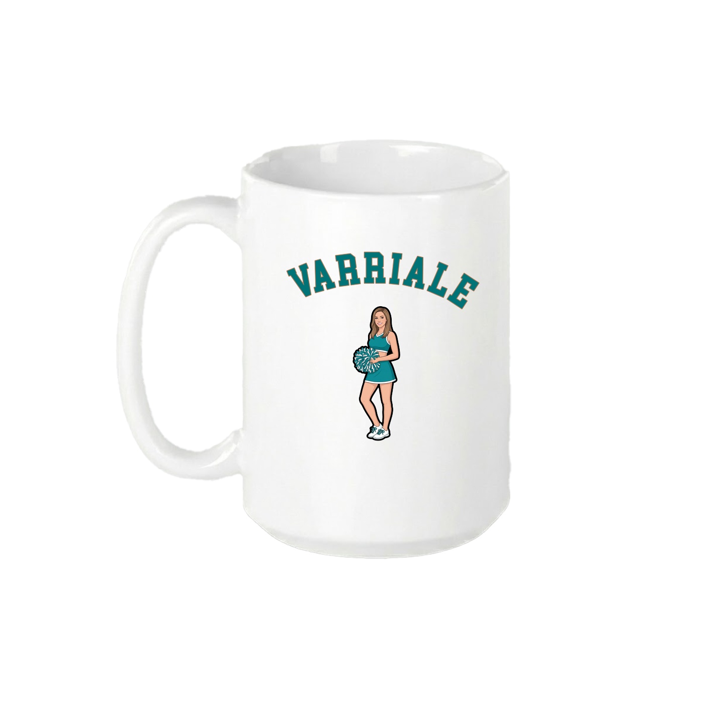 15oz Coffee Mug — Shirsey Arch in White