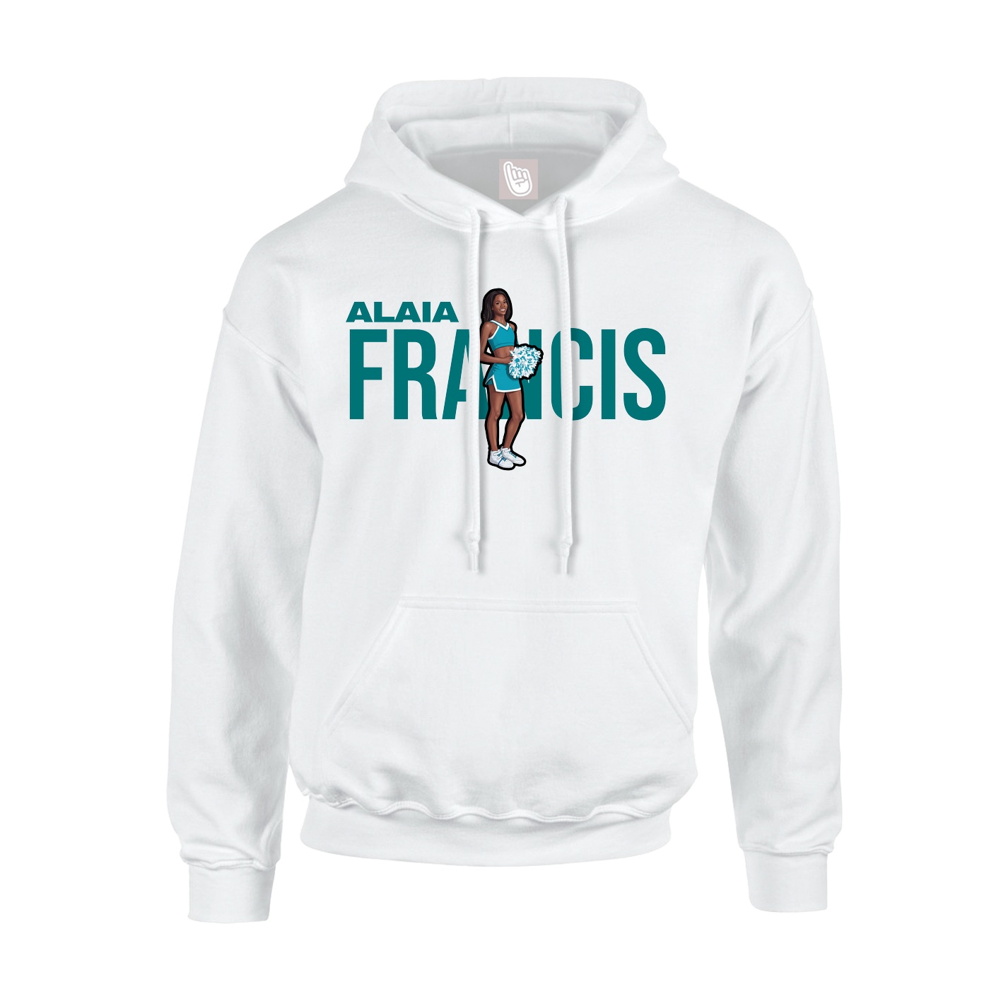 Hoodie — Player Name in White