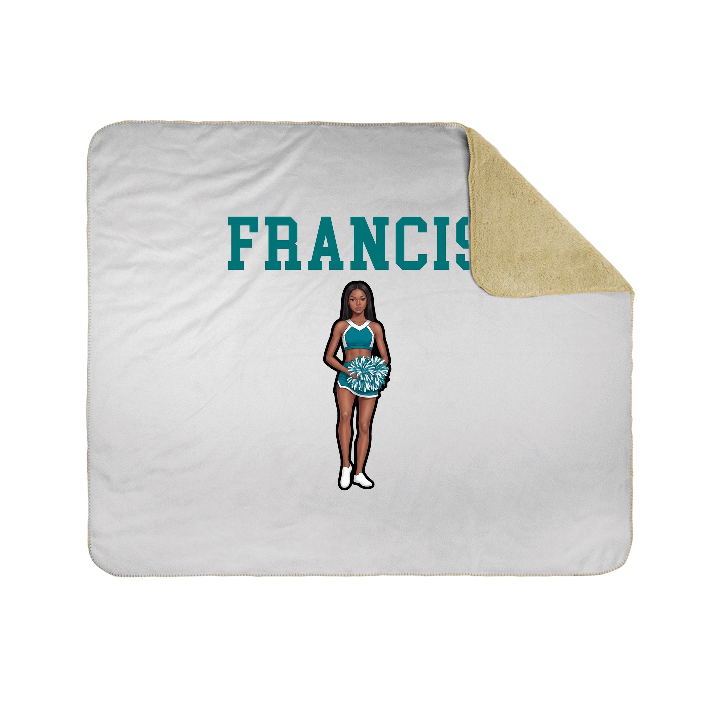 Throw Blanket — Shirsey in White