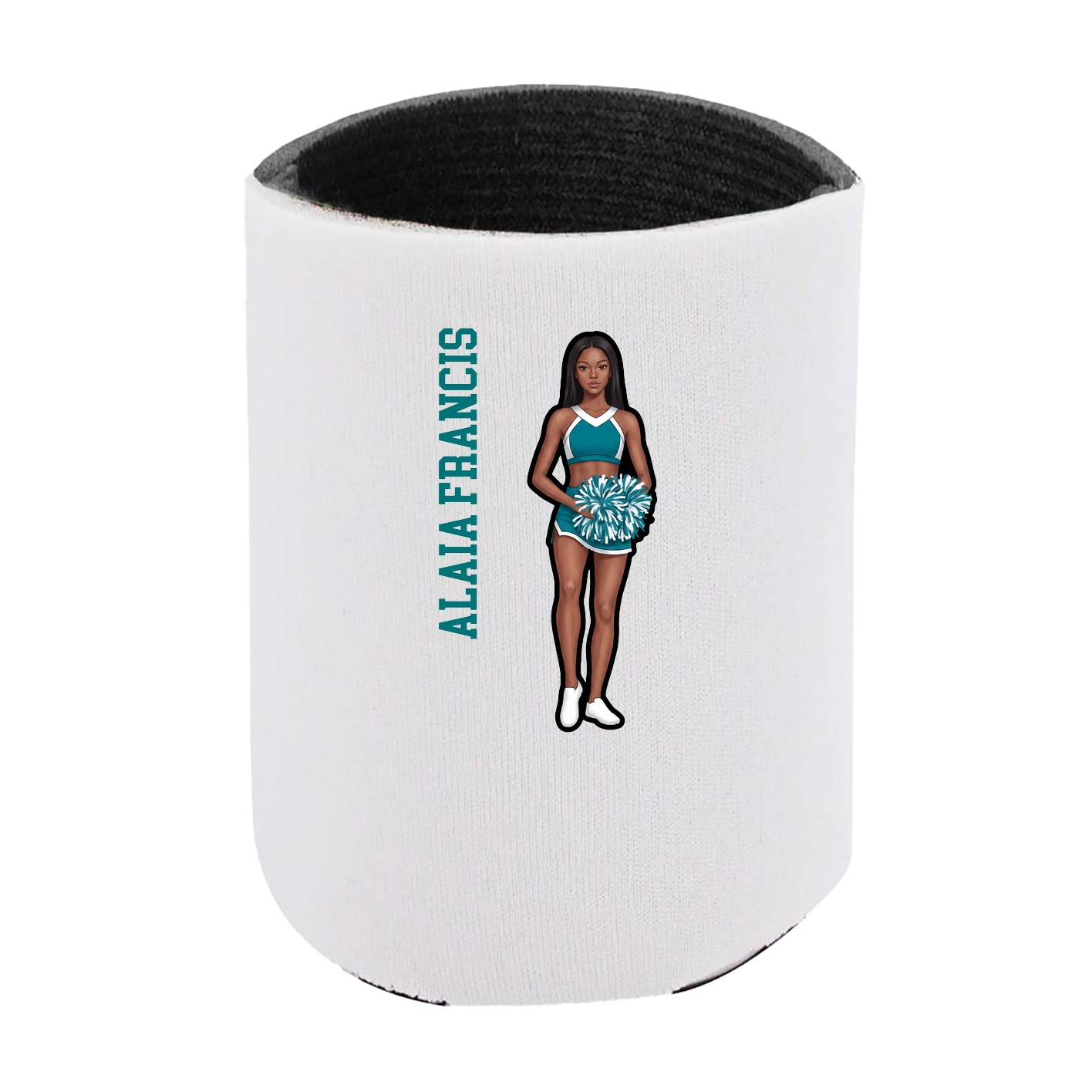 Can Holder — Name Vertical in White