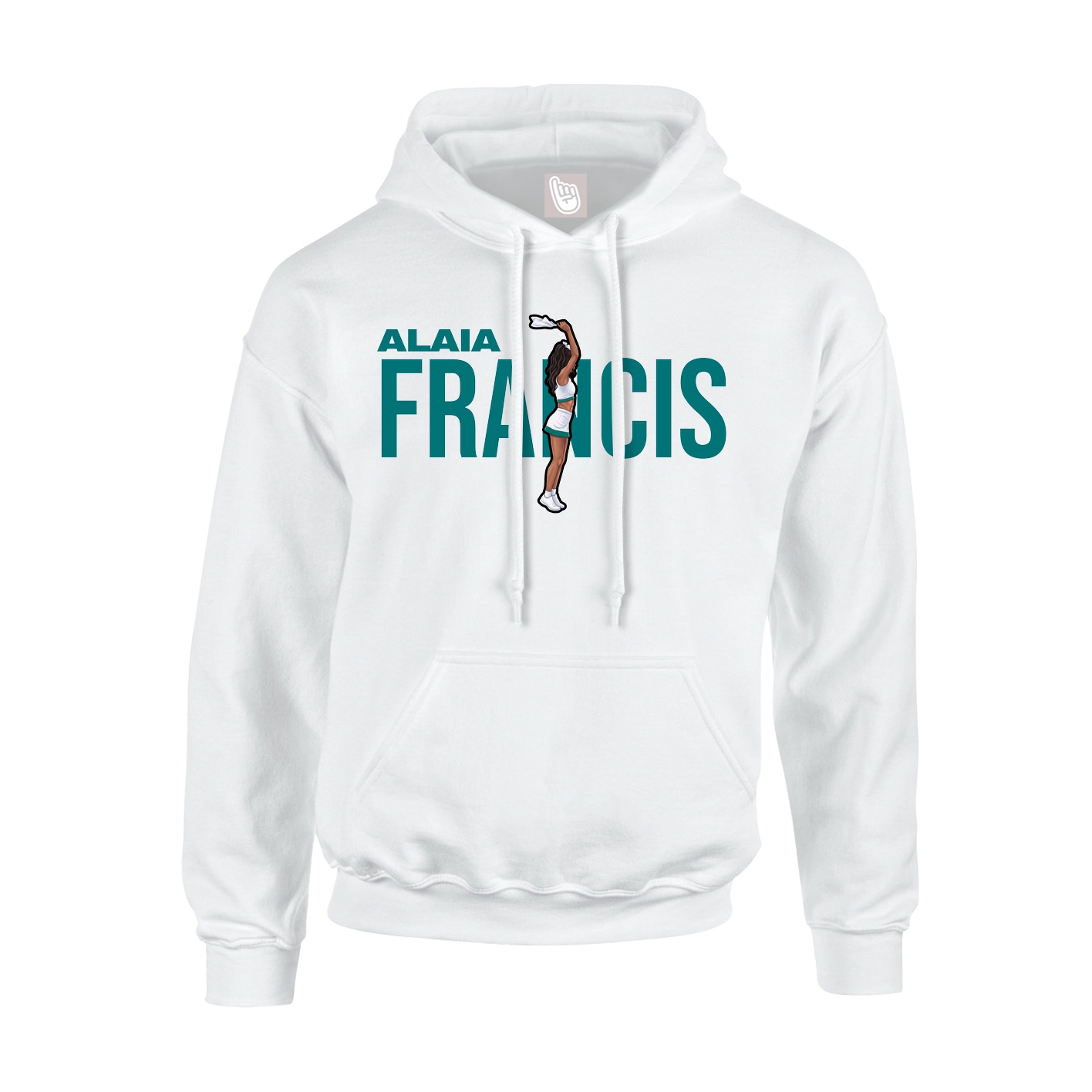 Youth Hoodie — Player Name in White