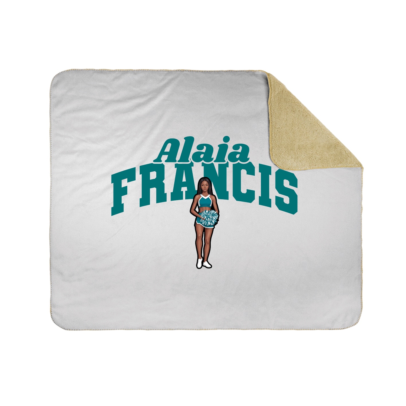 Throw Blanket — Signature Arch in White