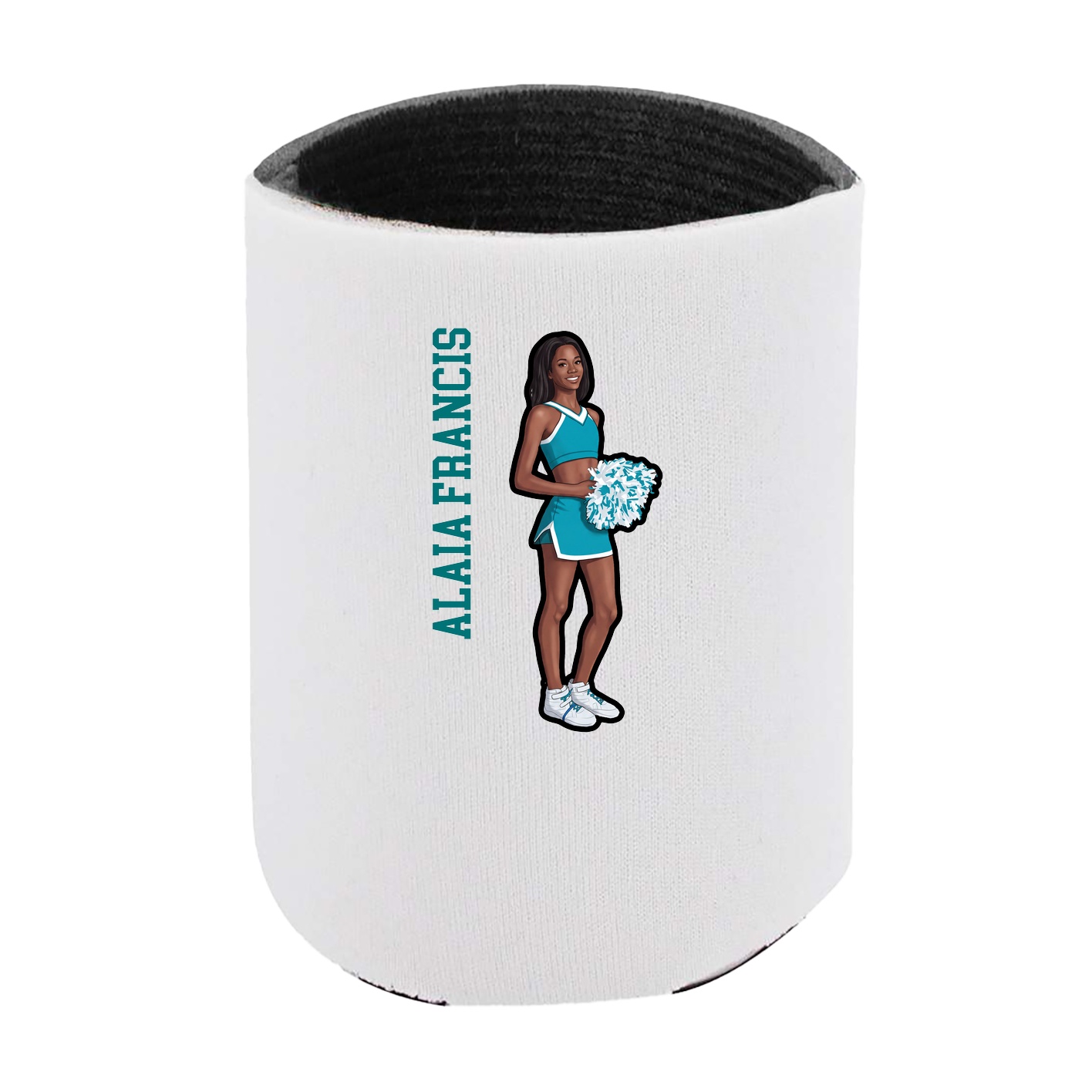 Can Holder — Name Vertical in White