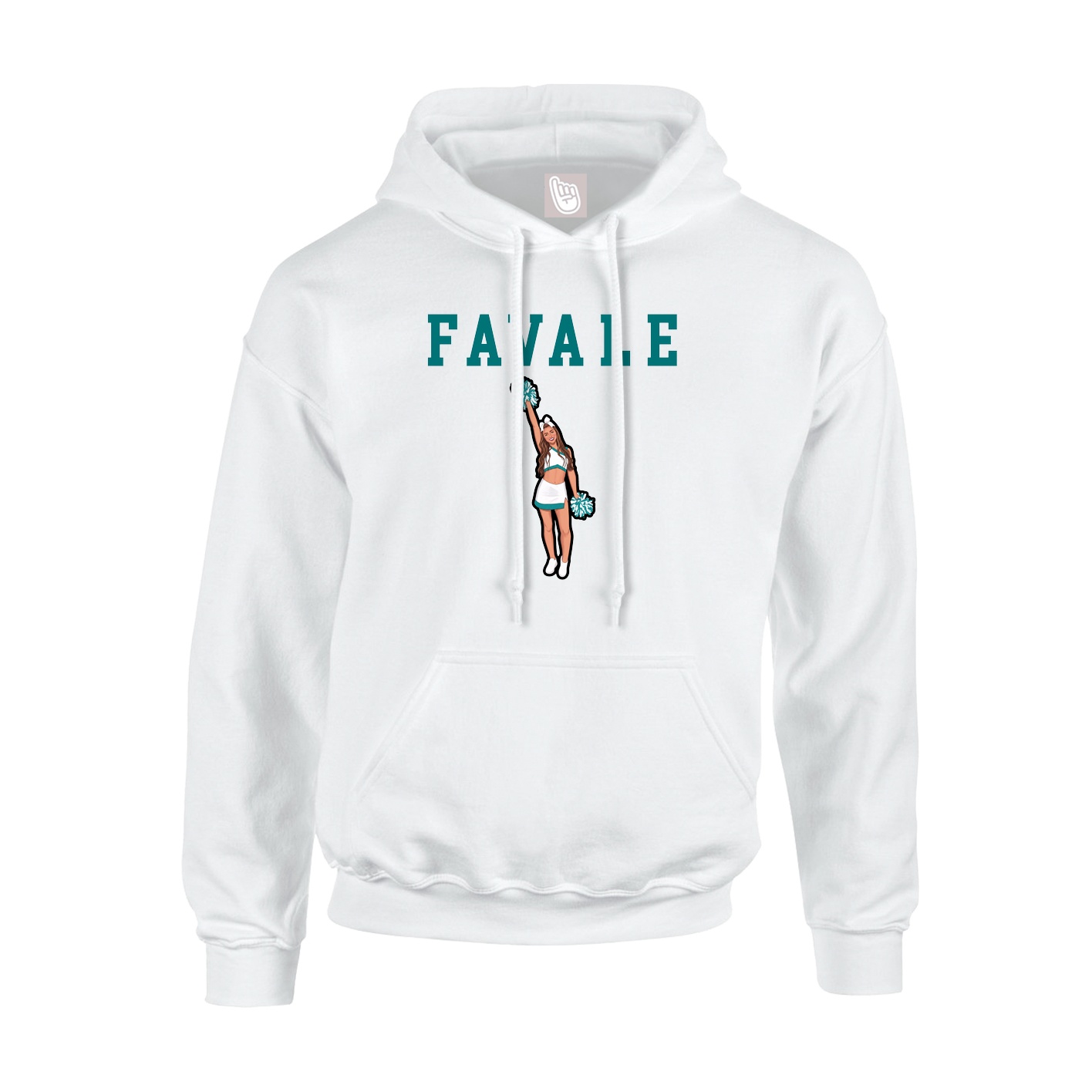 Hoodie — Shirsey in White