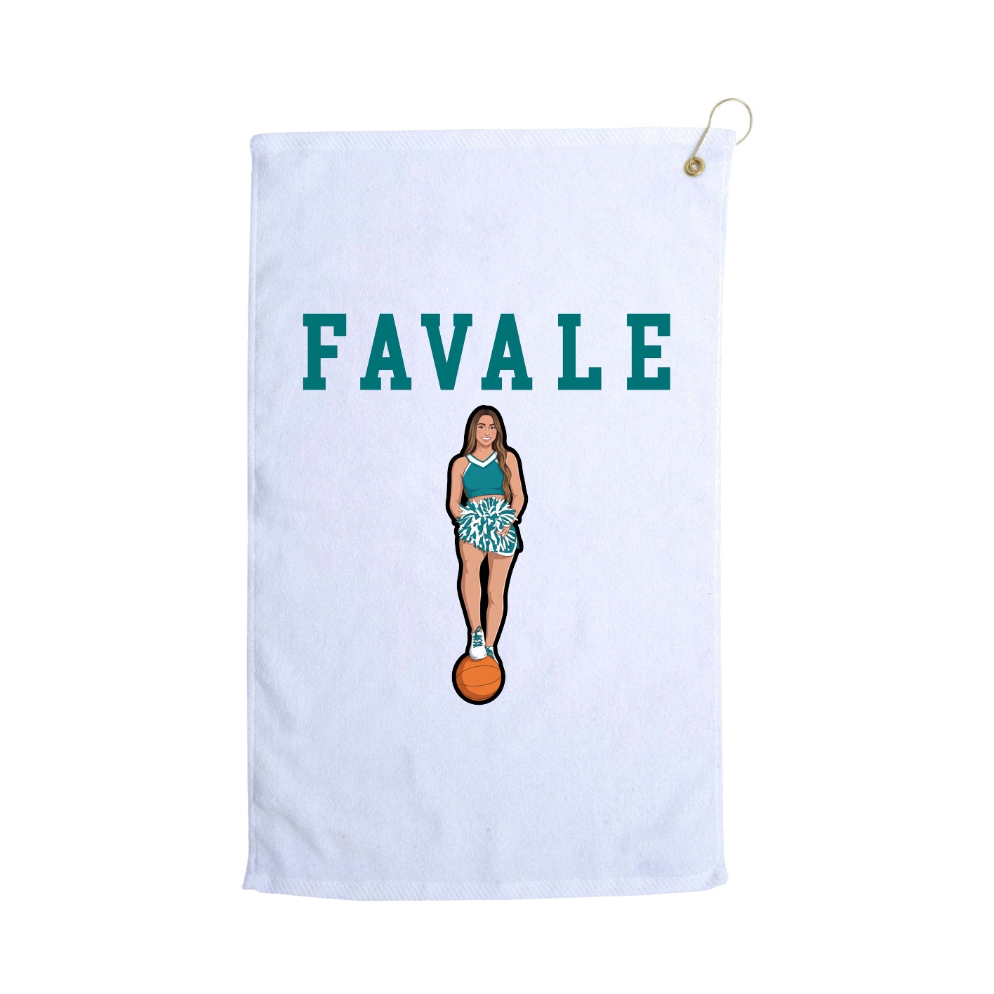 Golf Towel — Shirsey in White