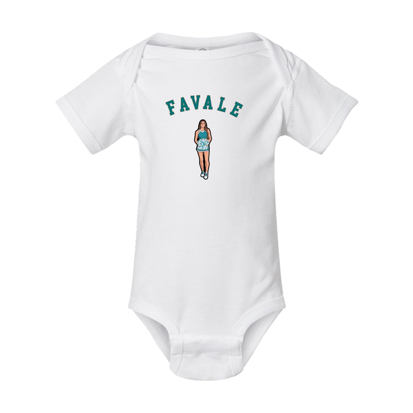 Baby Onesie — Shirsey Arch in White
