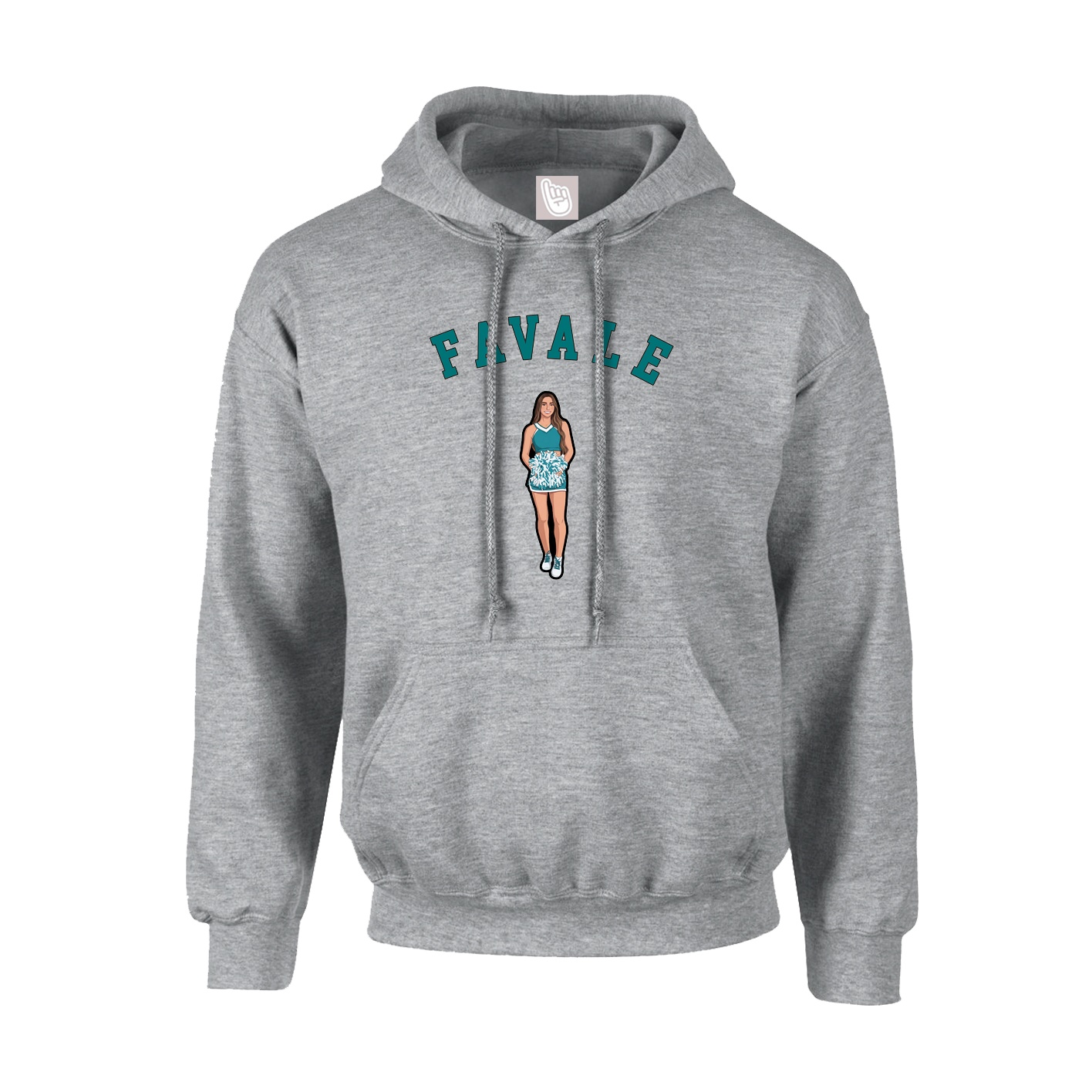 Youth Hoodie — Shirsey Arch in Grey