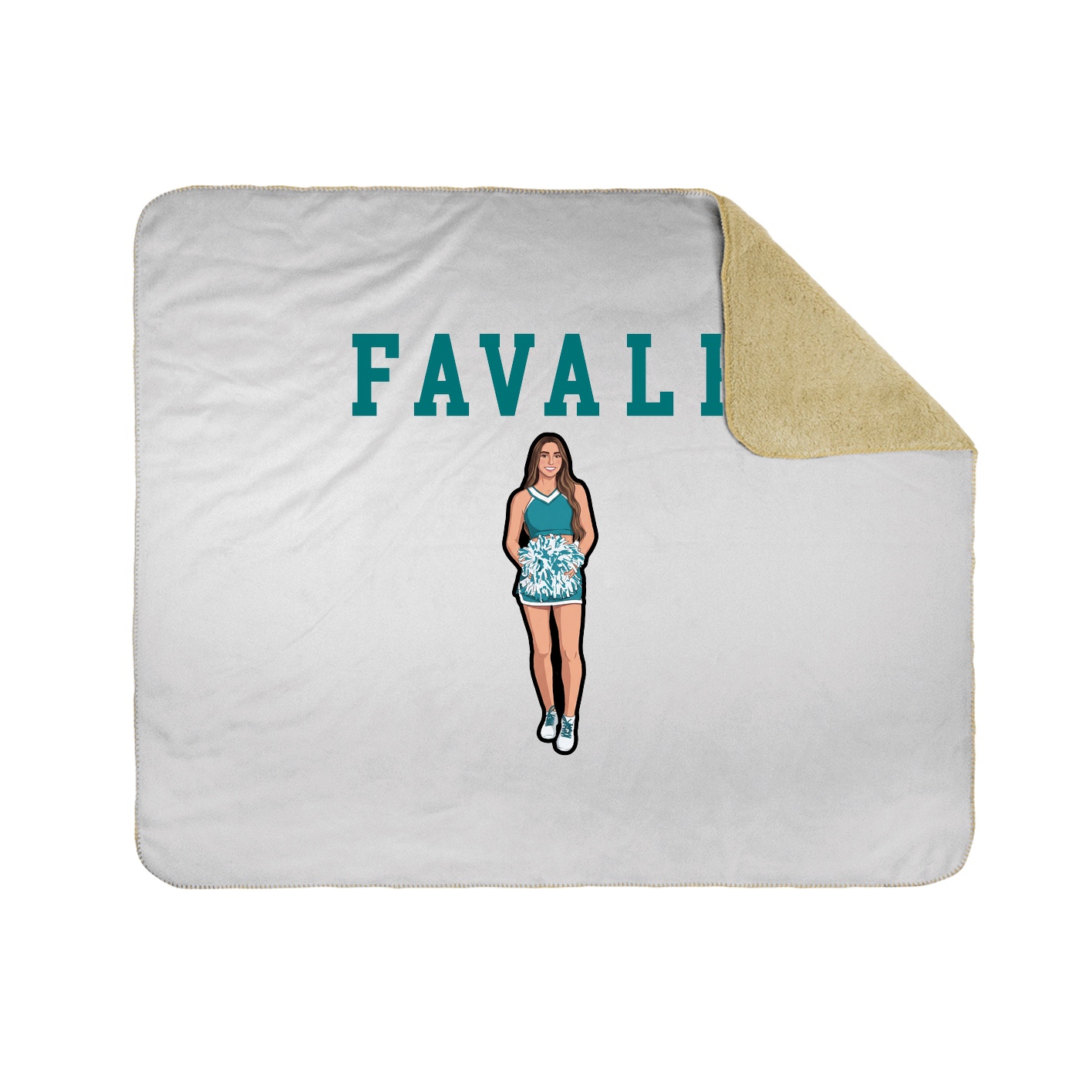 Throw Blanket — Shirsey in White