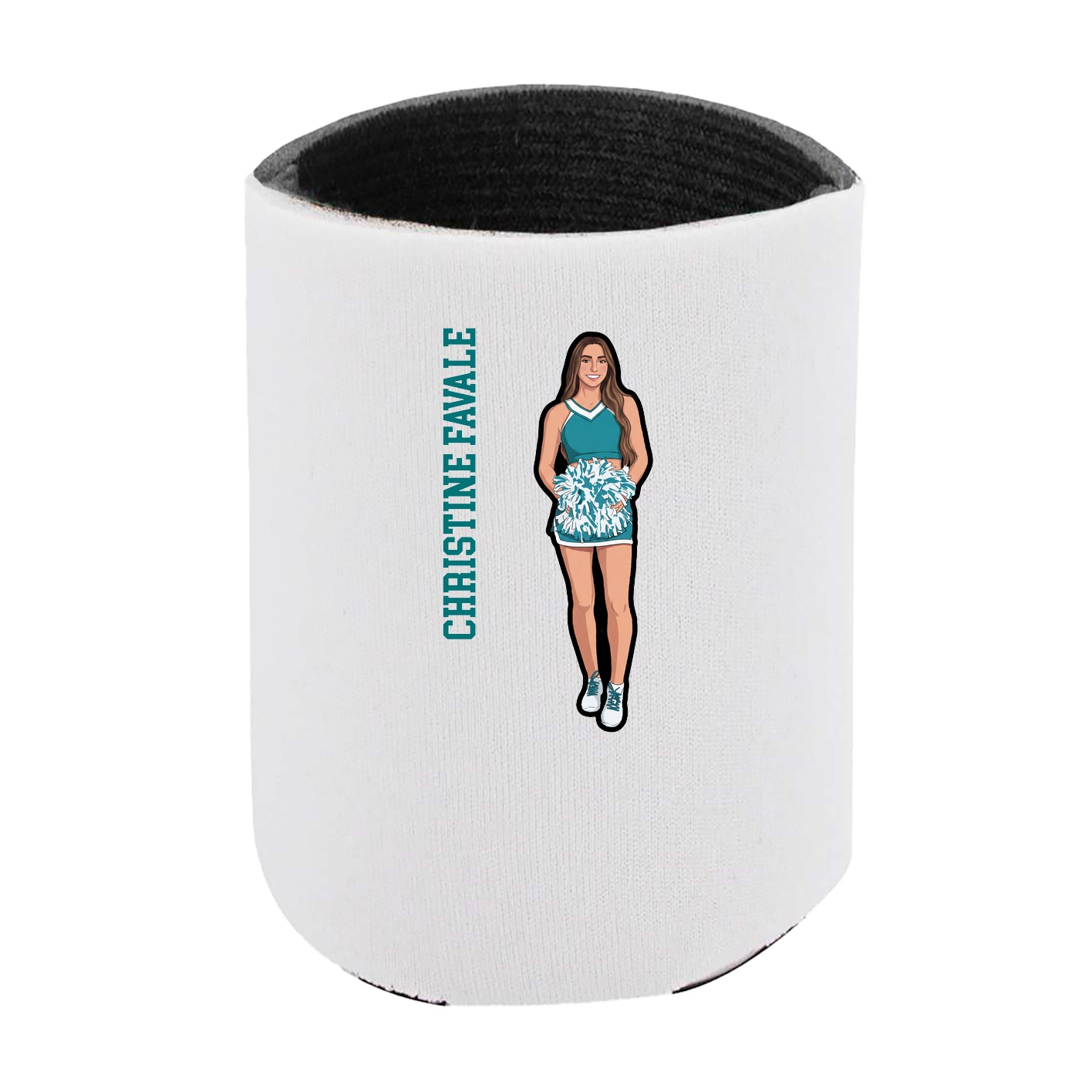 Can Holder — Name Vertical in White