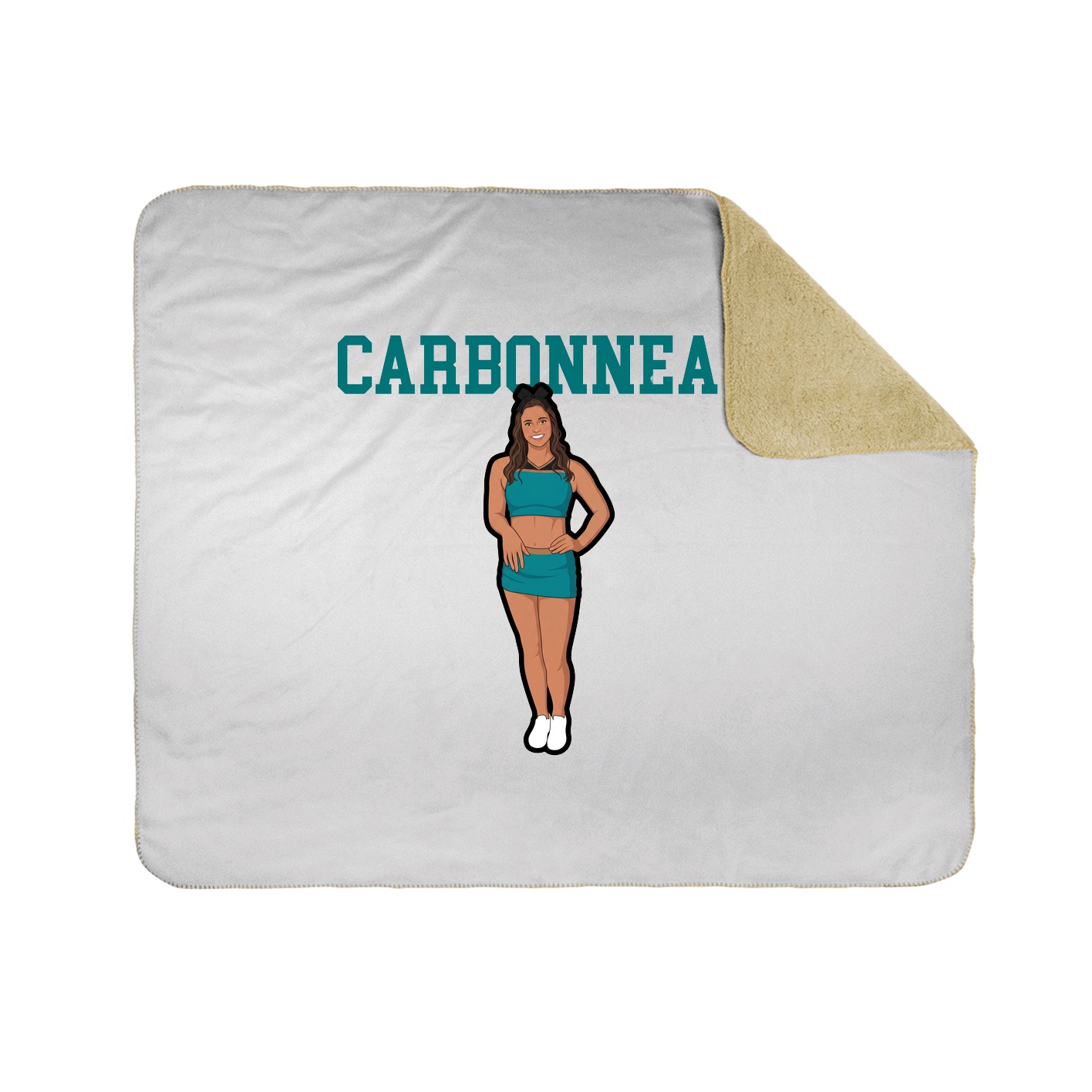 Throw Blanket — Shirsey in White