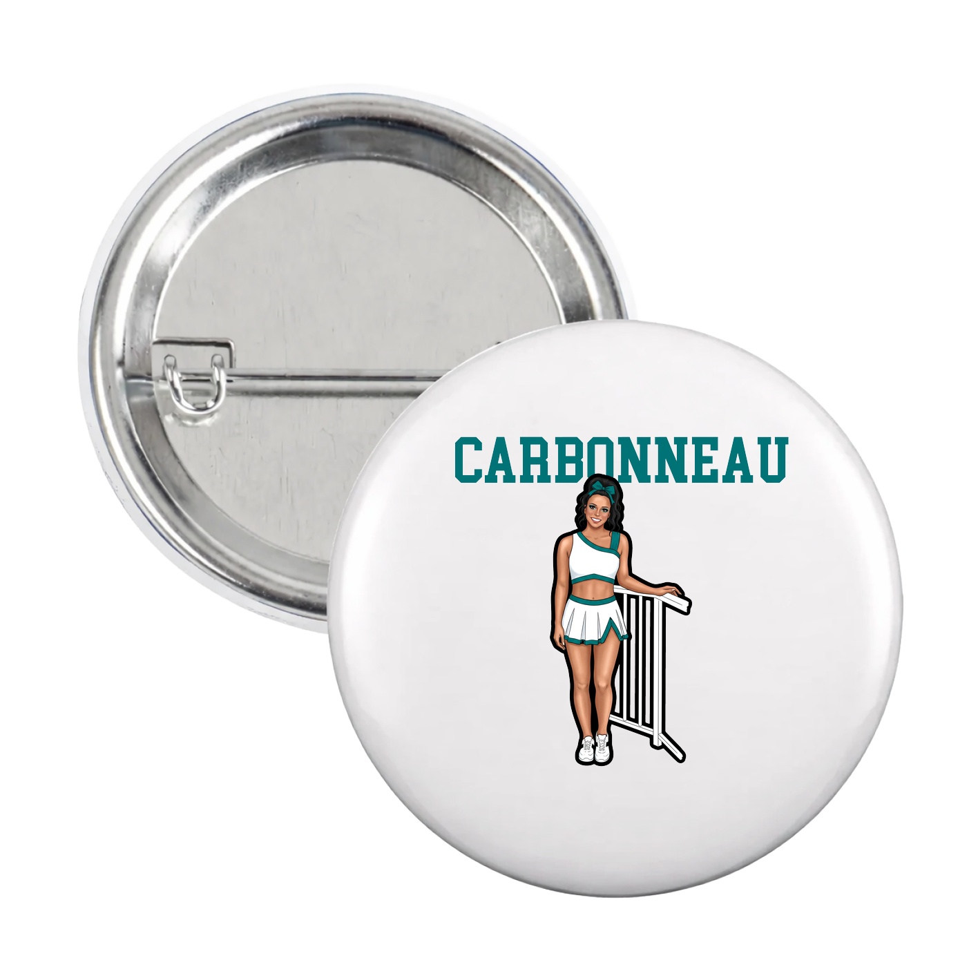 Game Day Button — Shirsey in White