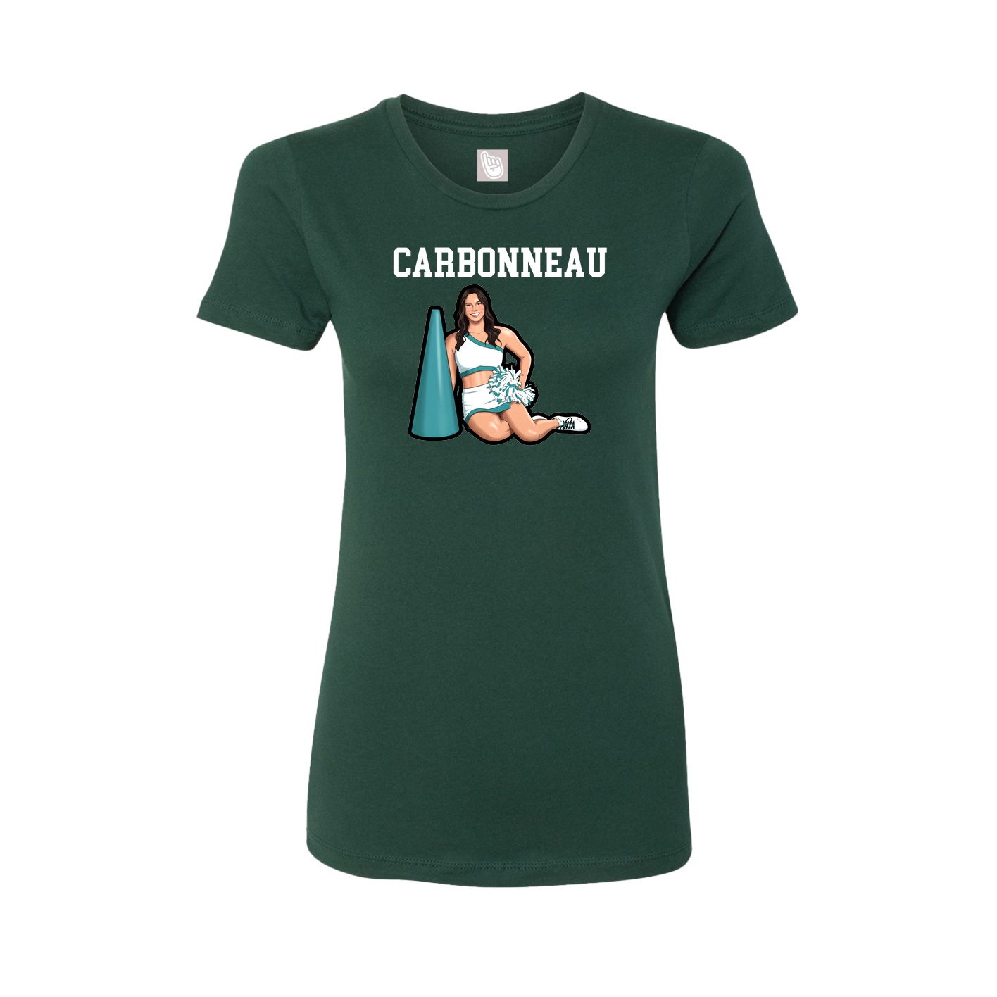 Fitted Women's Tee — Shirsey in Green