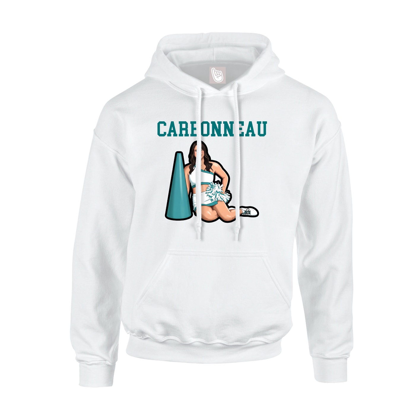 Hoodie — Shirsey in White