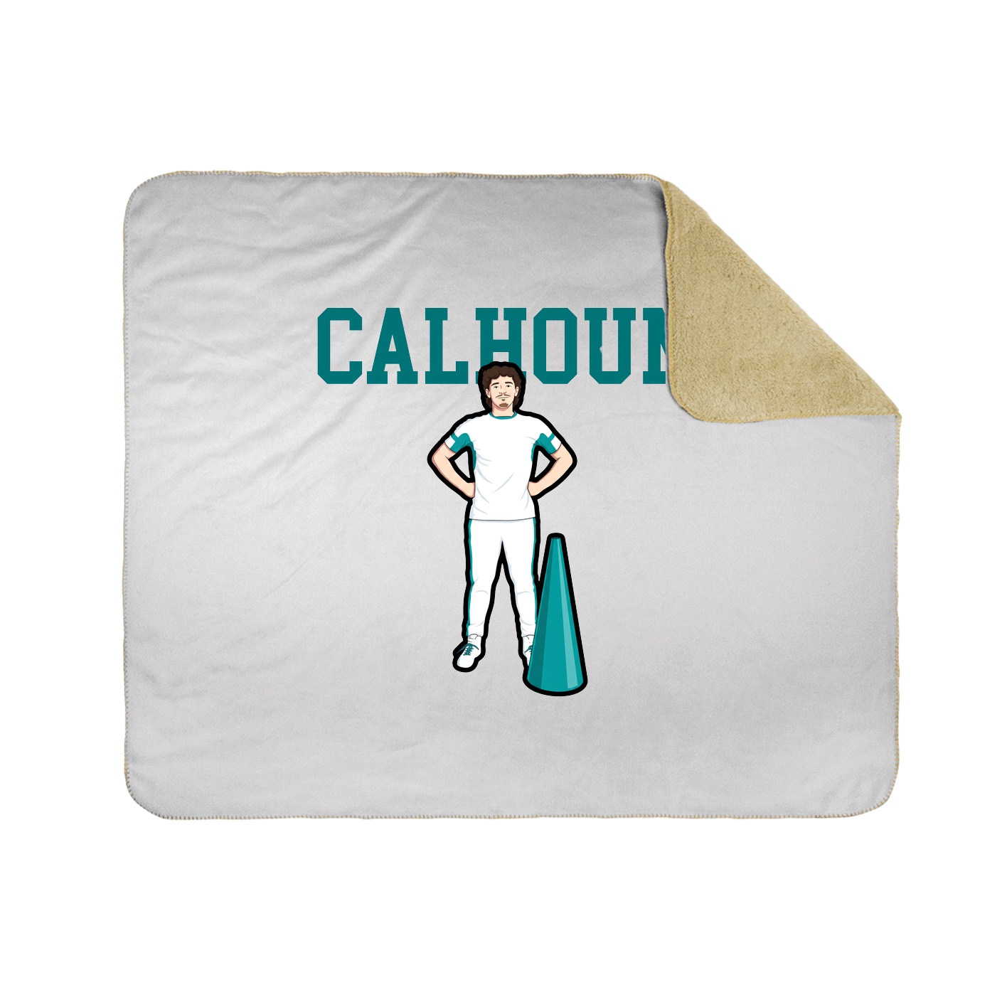 Throw Blanket — Shirsey in White