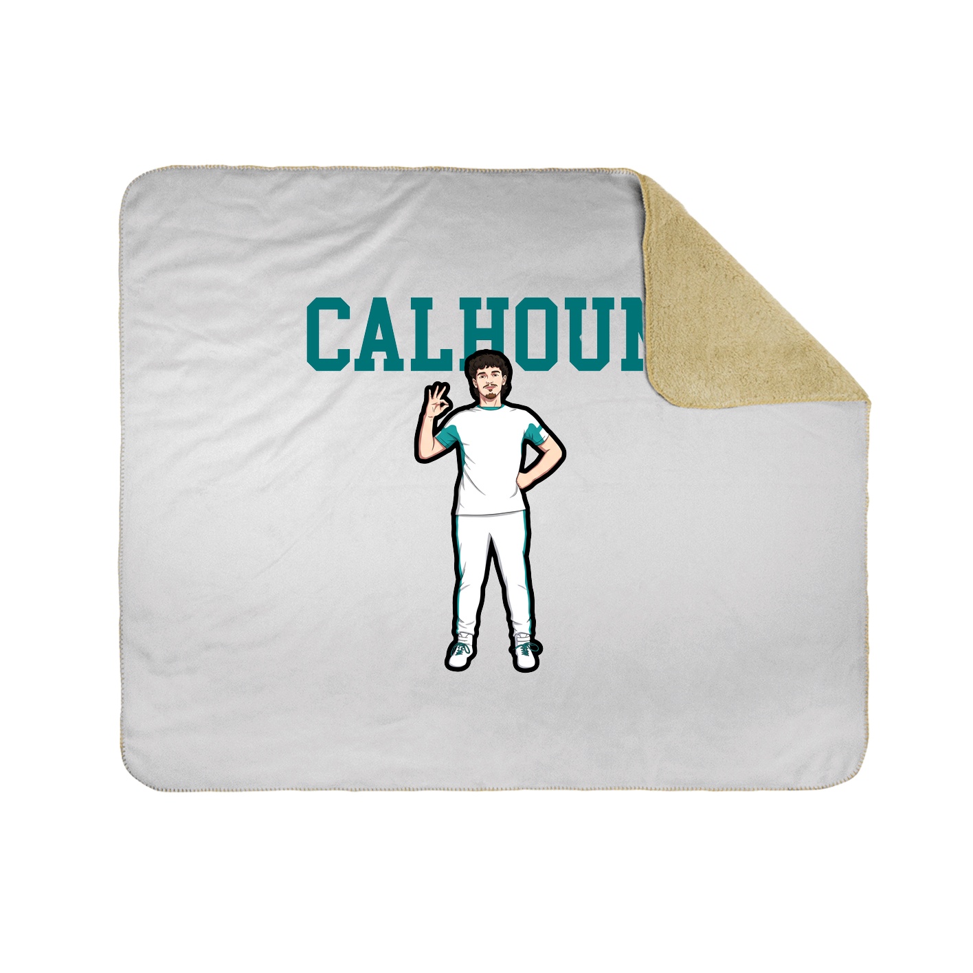 Throw Blanket — Shirsey in White