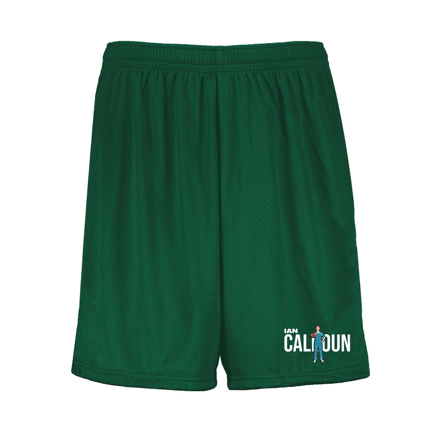 Shorts — Player Name in Green
