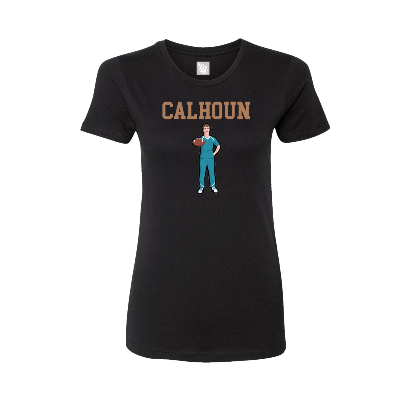 Fitted Women's Tee — Shirsey in Black