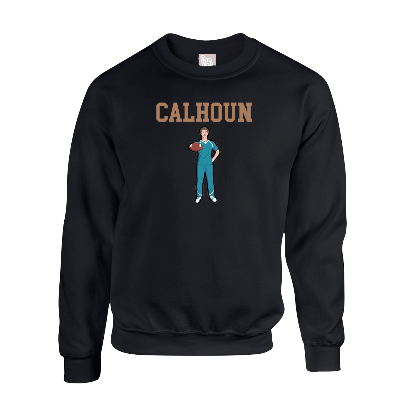 Fleece Crew — Shirsey in Black
