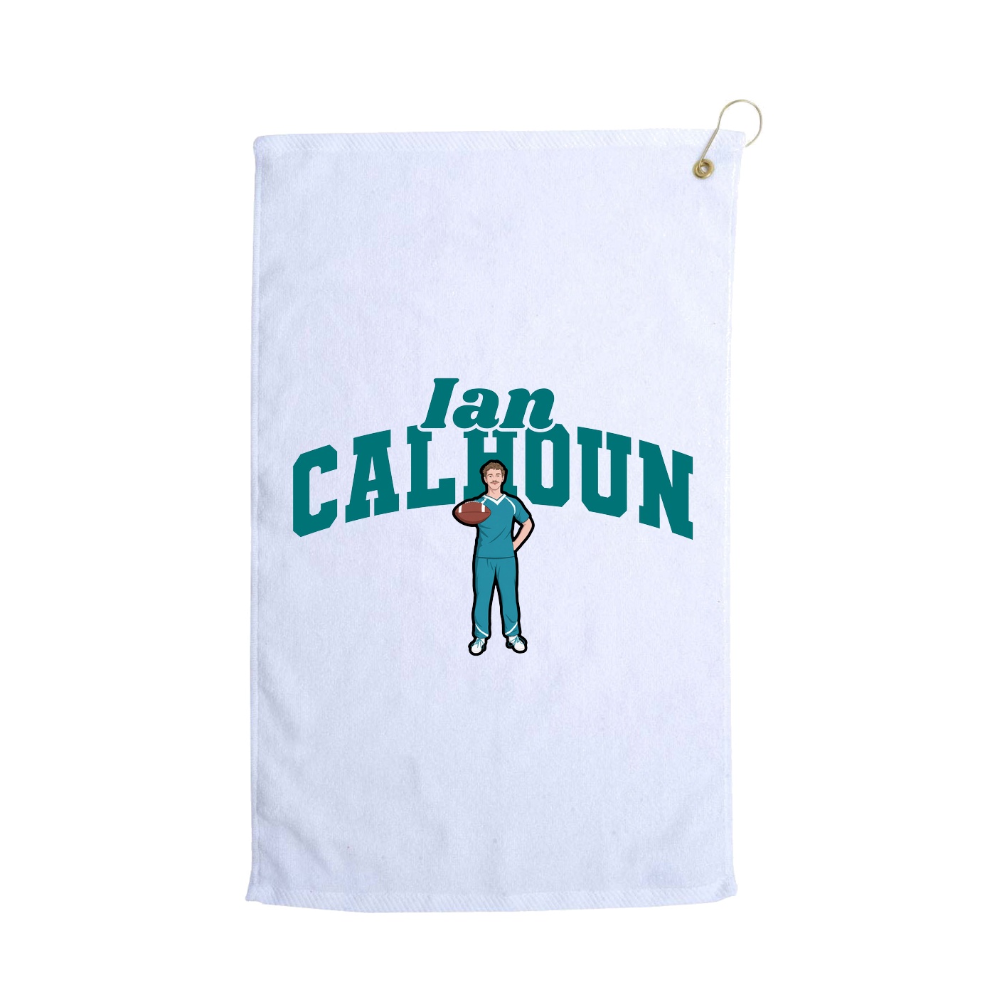 Golf Towel — Signature Arch in White
