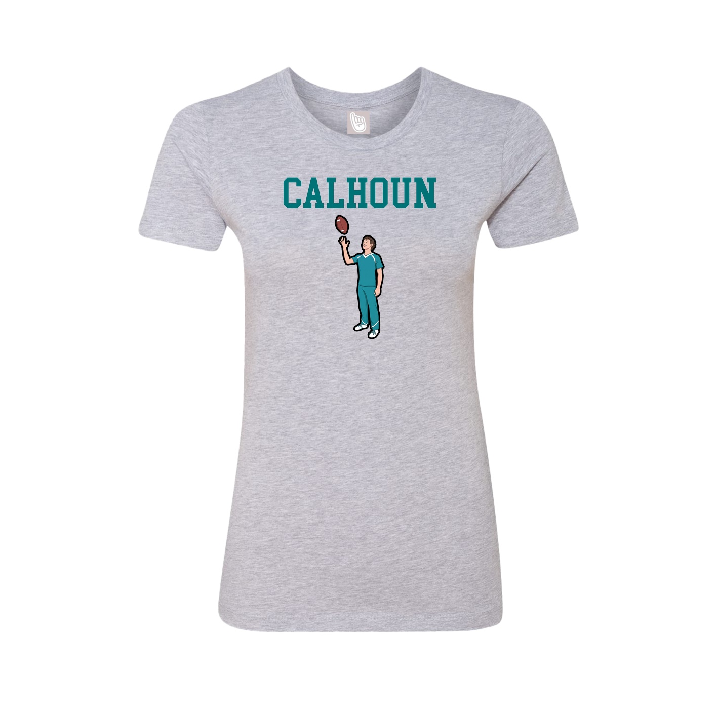 Fitted Women's Tee — Shirsey in Grey