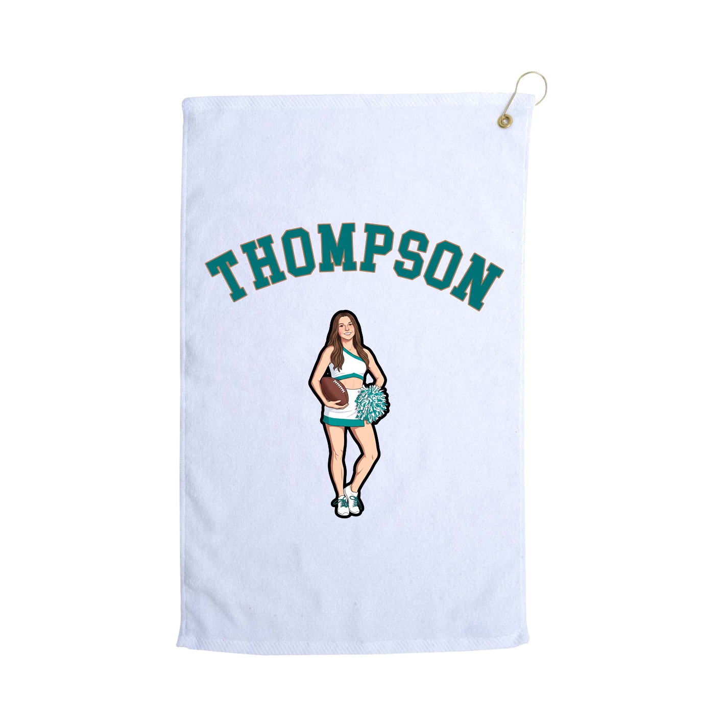Golf Towel — Shirsey Arch in White