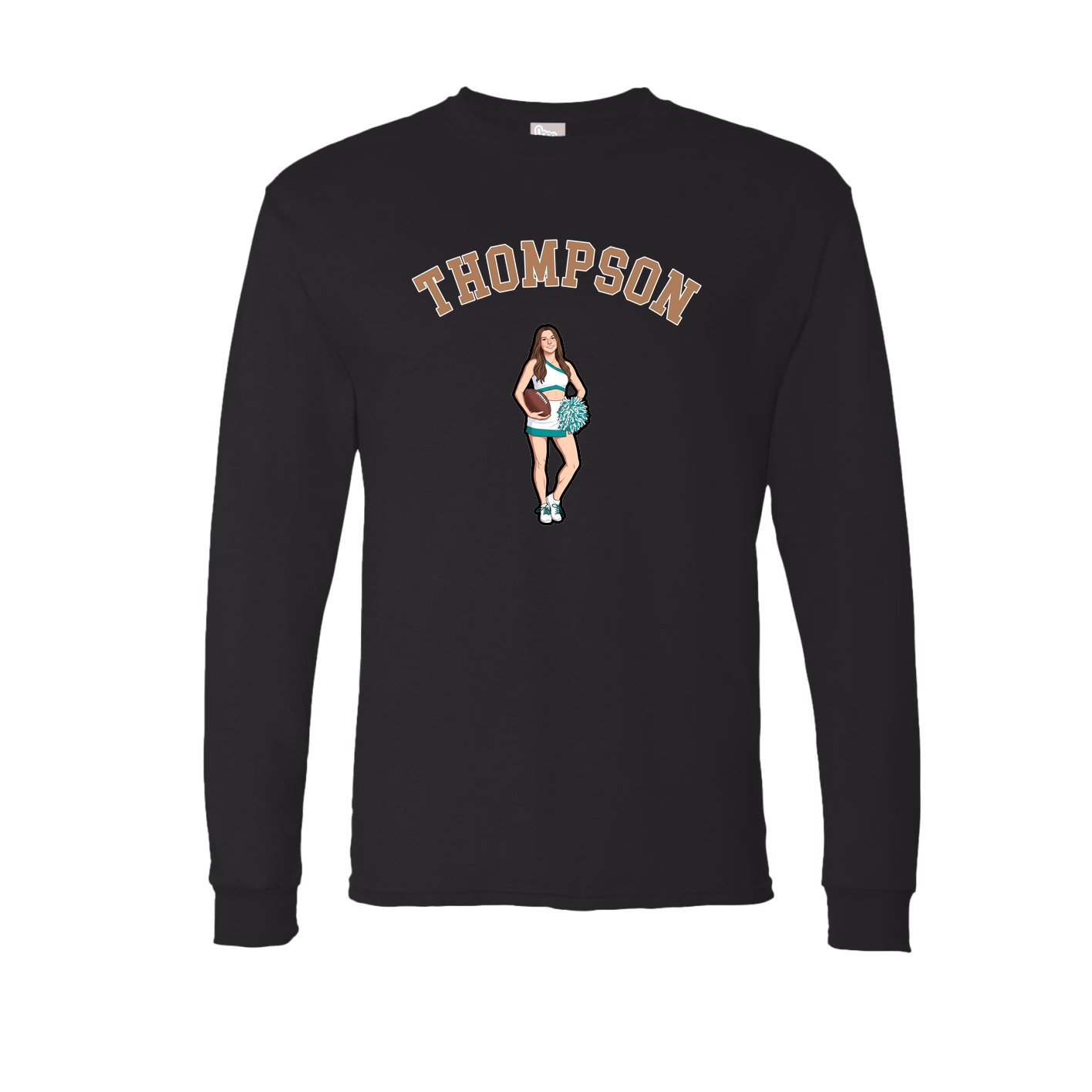 Long Sleeve Tee — Shirsey Arch in Black