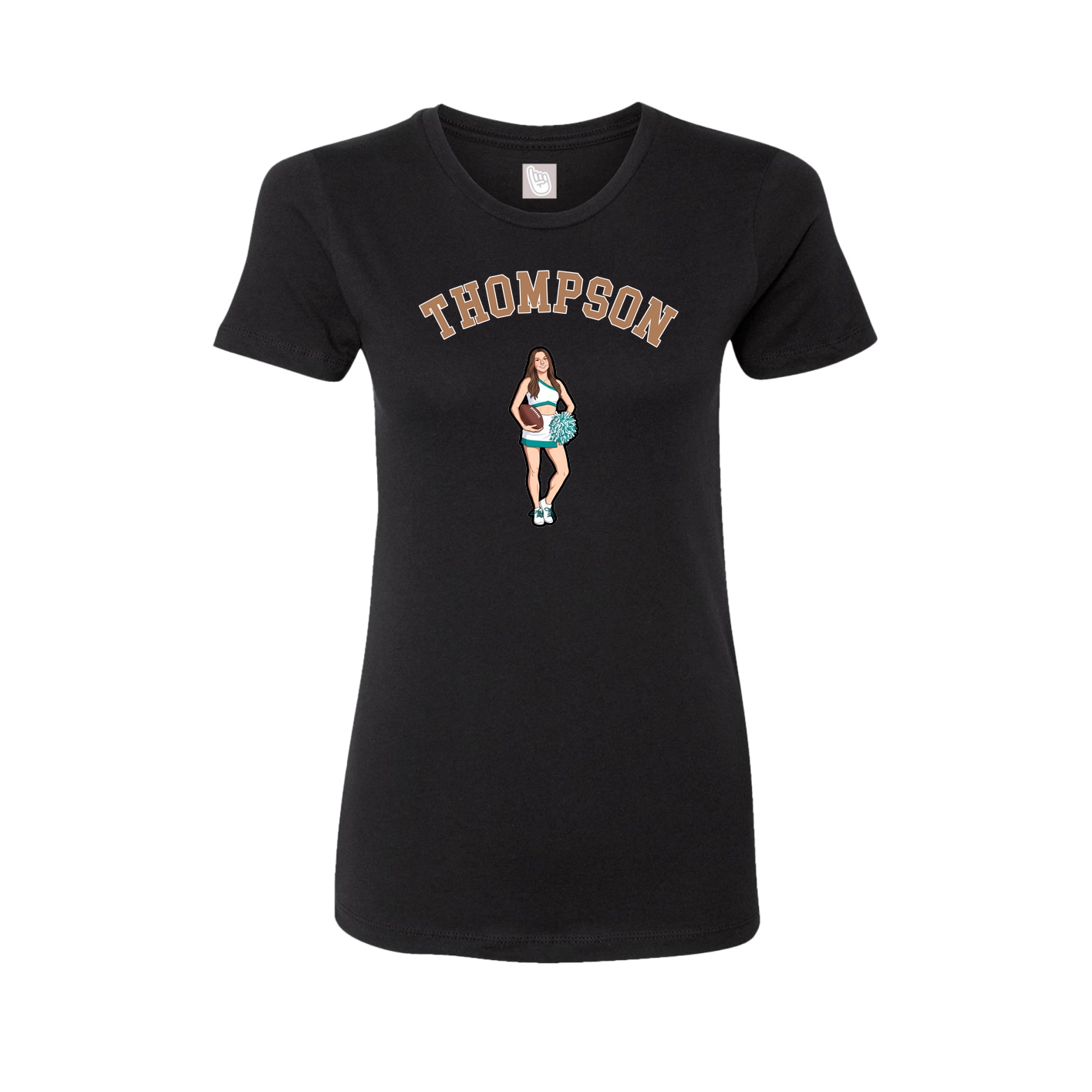 Womens Tee — Shirsey Arch in Black