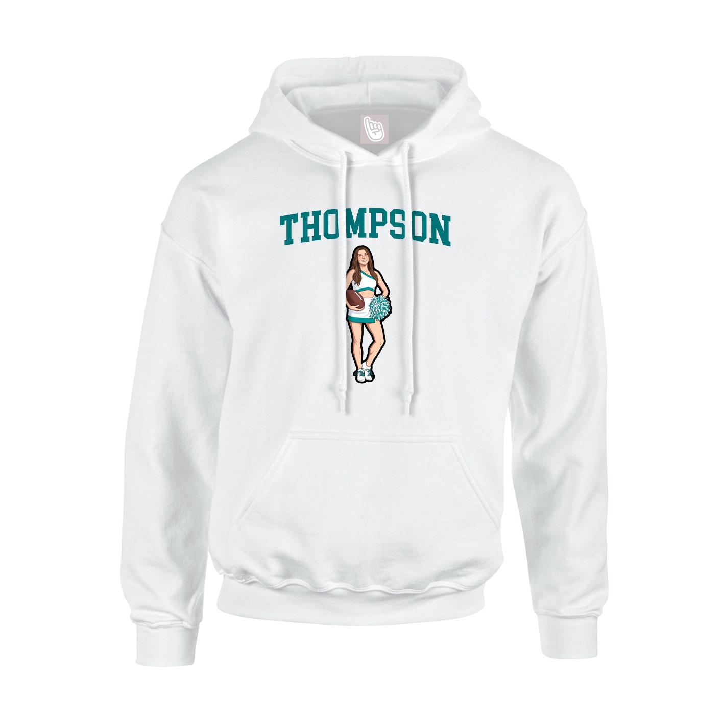 Youth Hoodie — Shirsey in White
