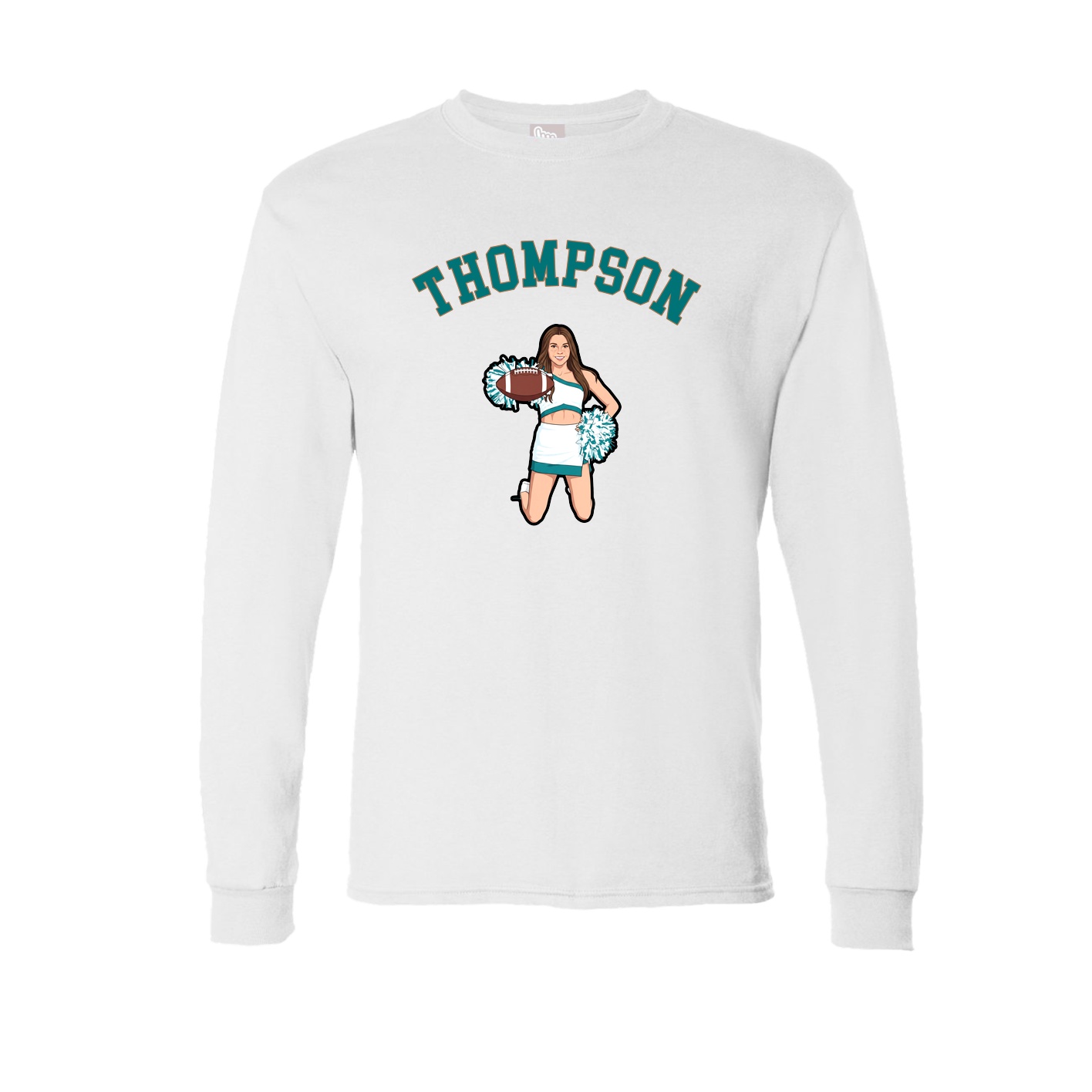 Long Sleeve Tee — Shirsey Arch in White