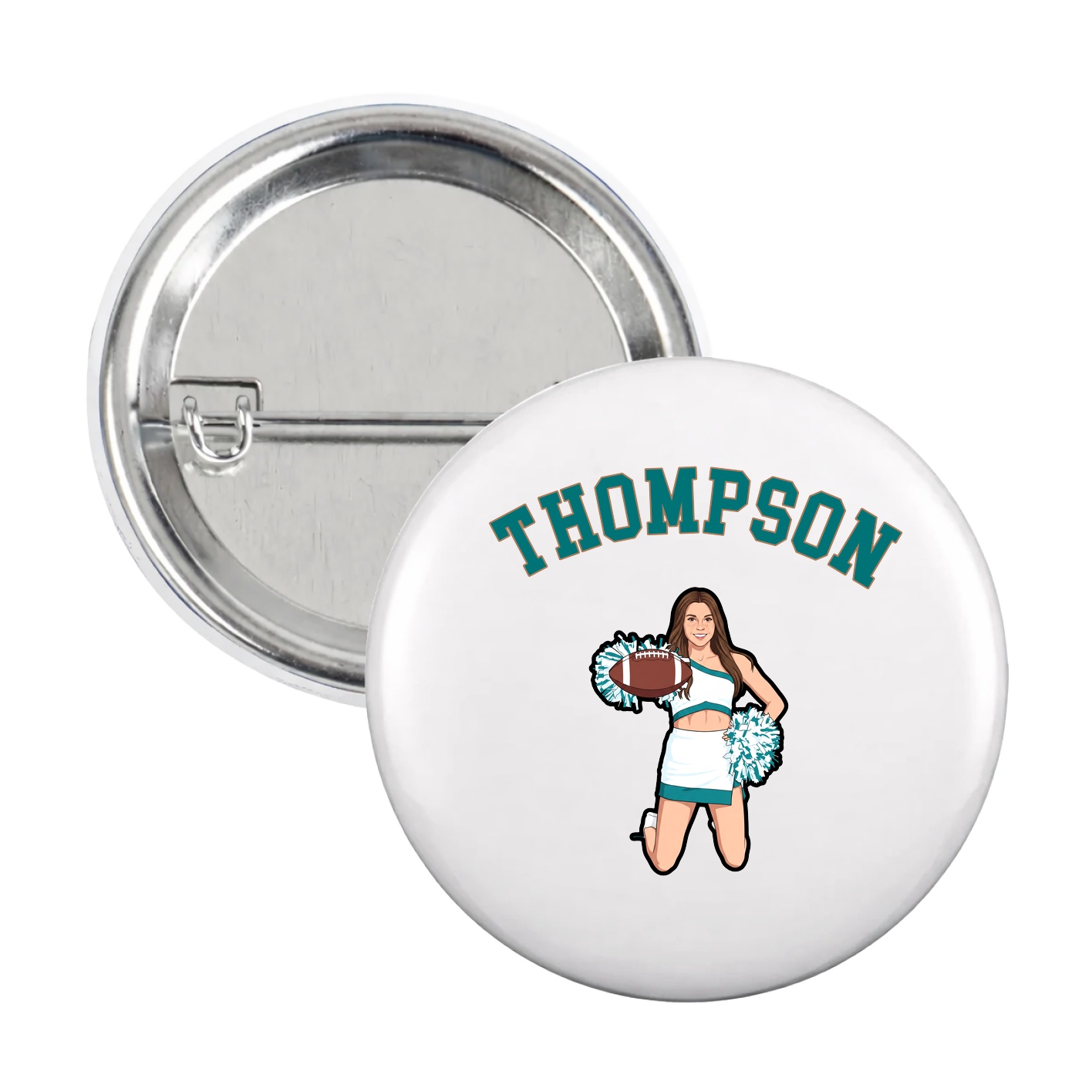 Game Day Button — Shirsey Arch in White