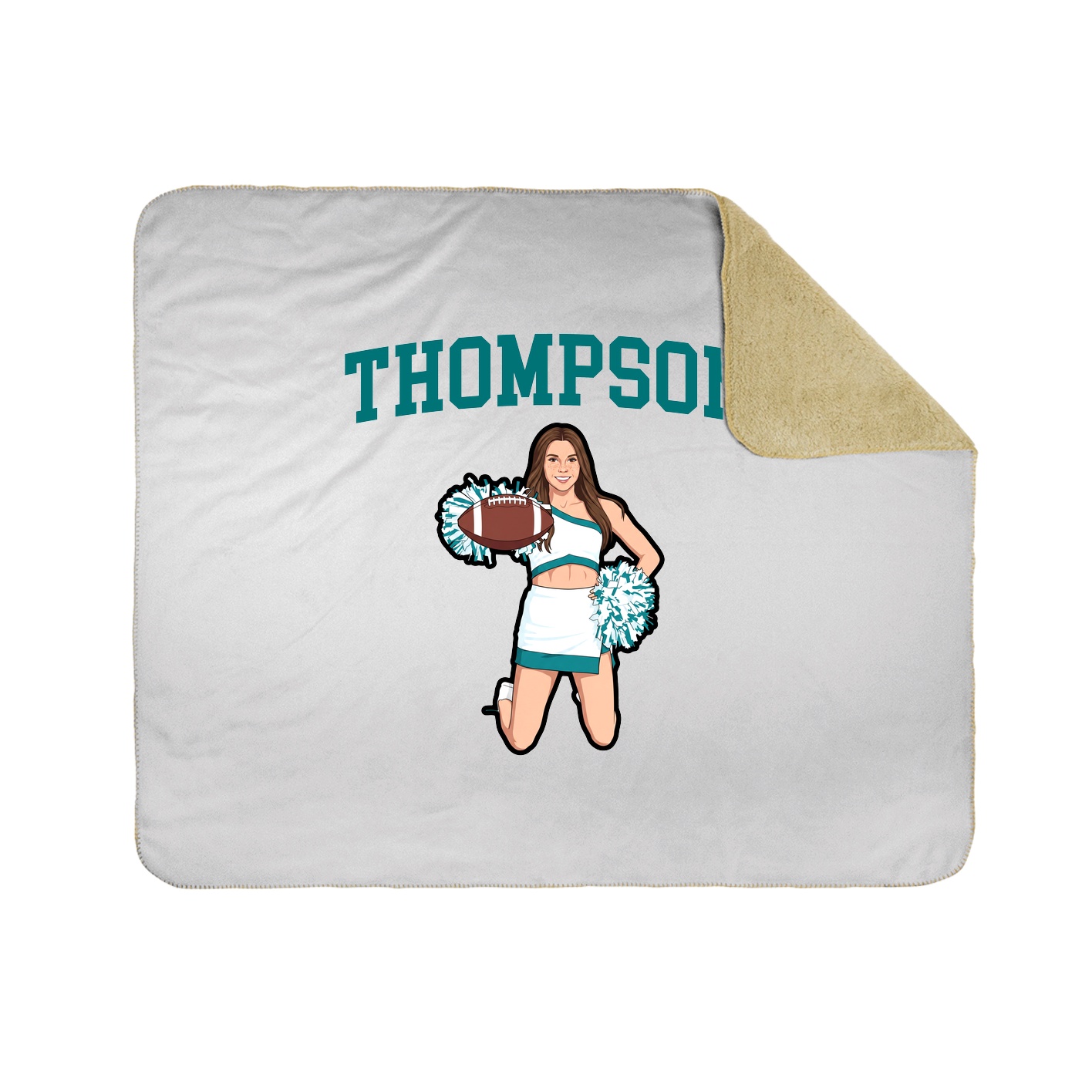Throw Blanket — Shirsey in White