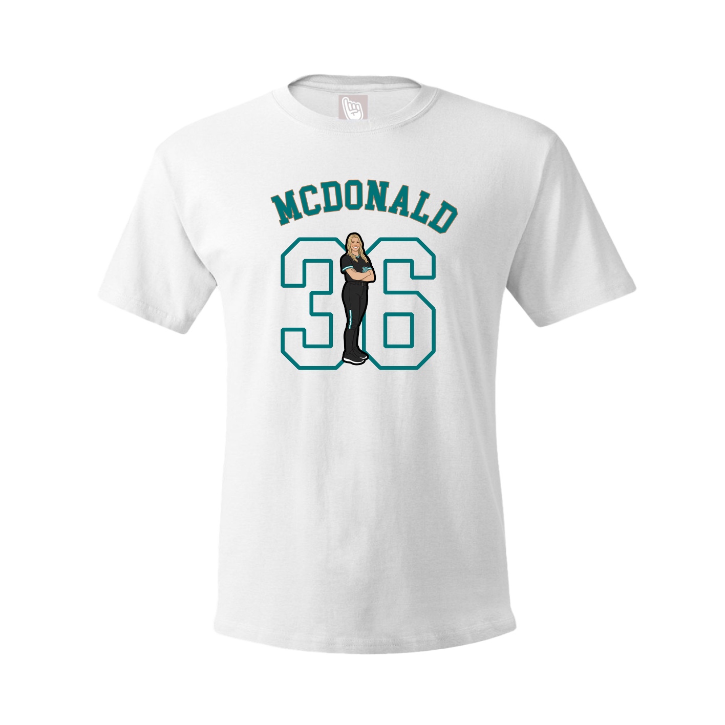 Tee — Shirsey Arch in White