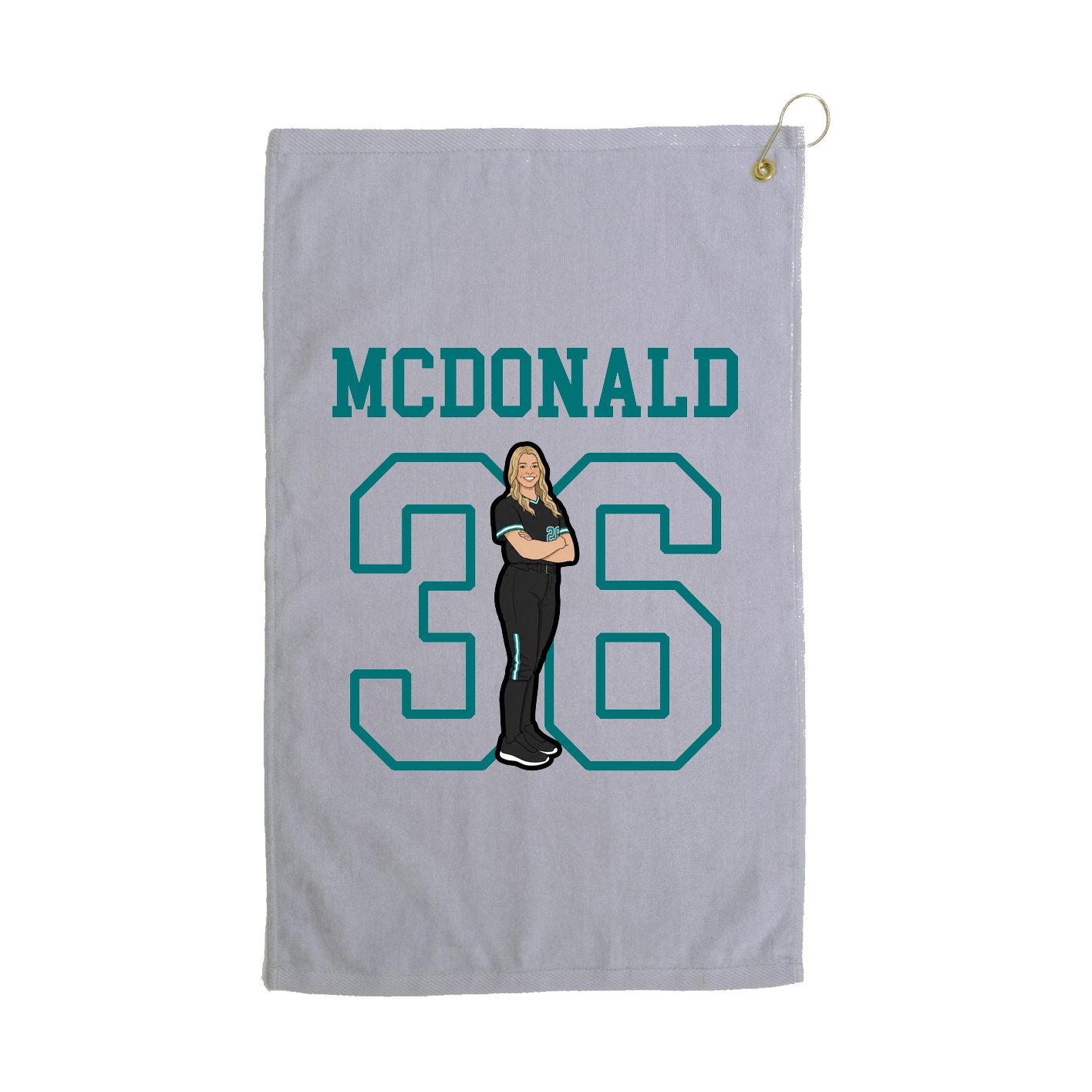 Golf Towel — Shirsey in Grey