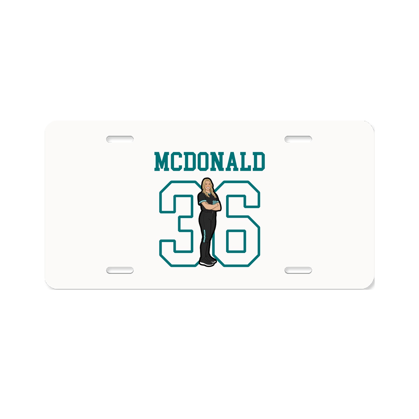 License Plate — Shirsey in Classic