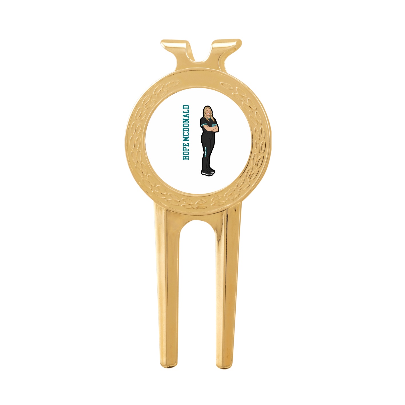 Divot Tool with Ball Marker — Name Vertical in Classic