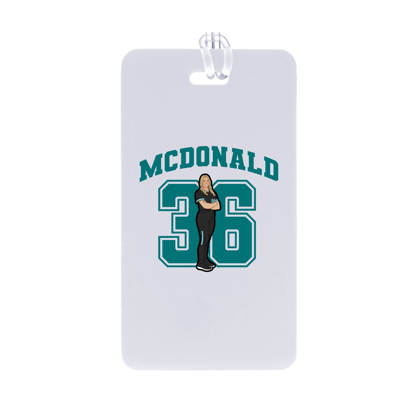 Bag Tag — Number in Classic