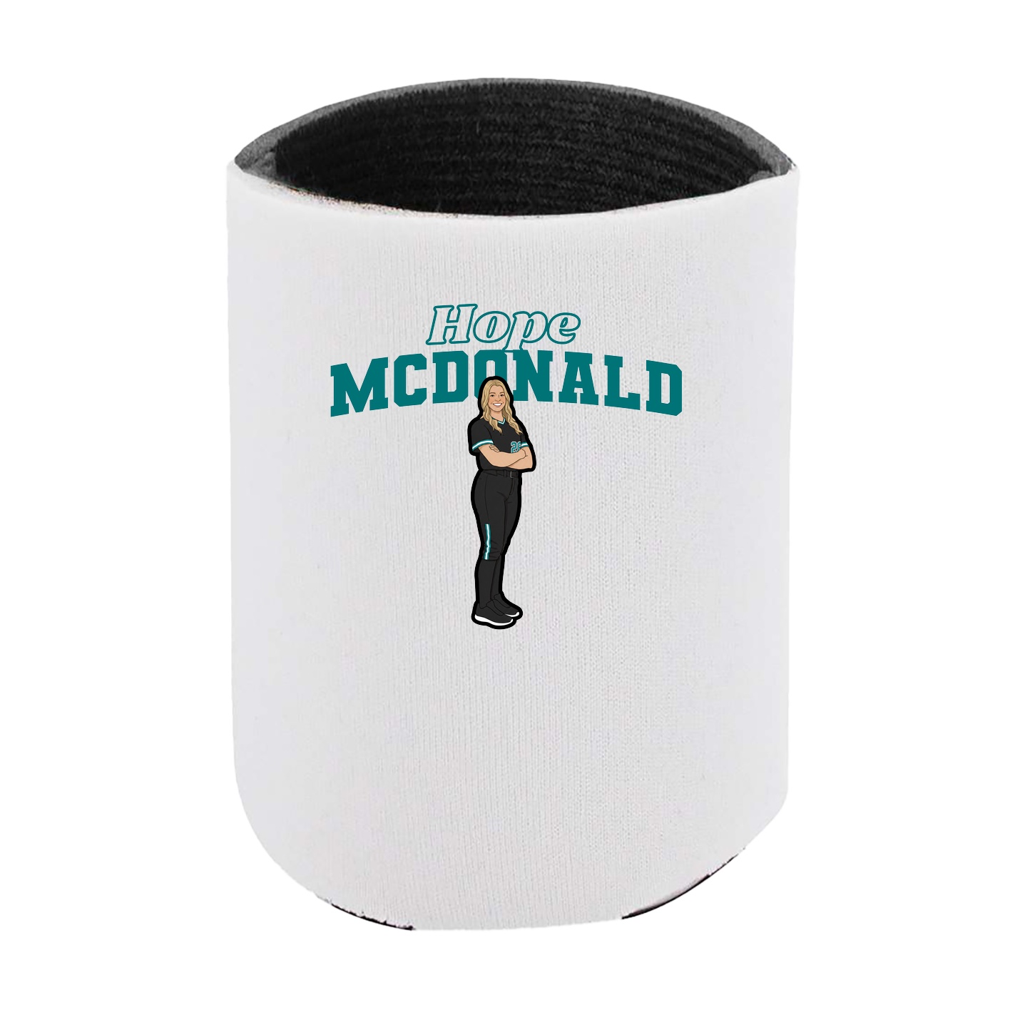 Can Holder — Name Arch in White