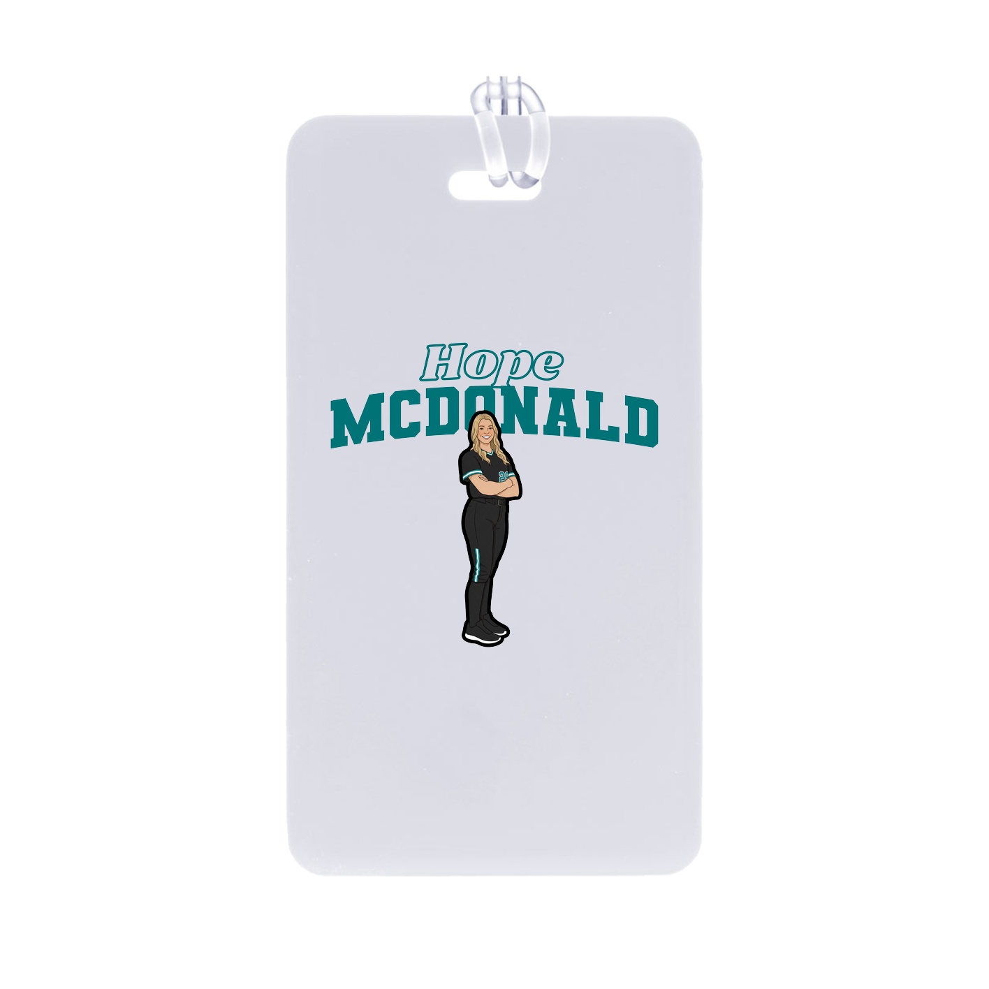 Bag Tag — Name Arch in Classic