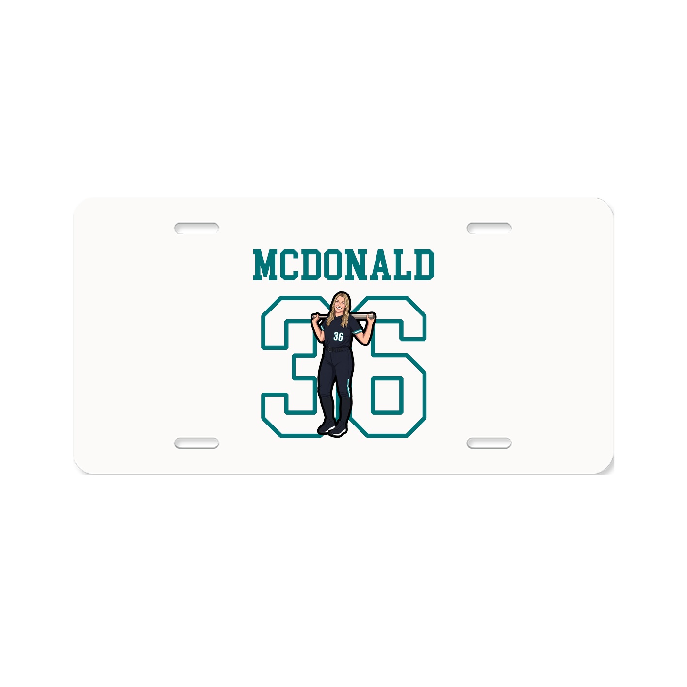 License Plate — Shirsey in Classic
