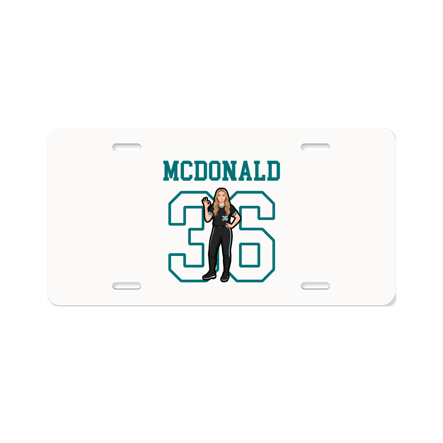License Plate — Shirsey in Classic
