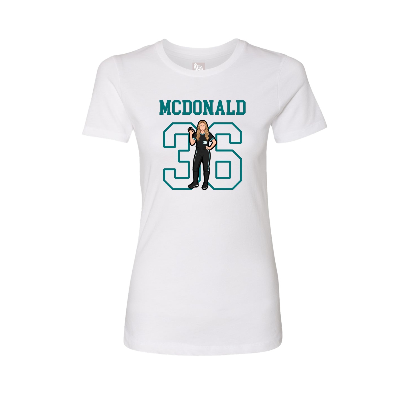Fitted Women's Tee — Shirsey in White