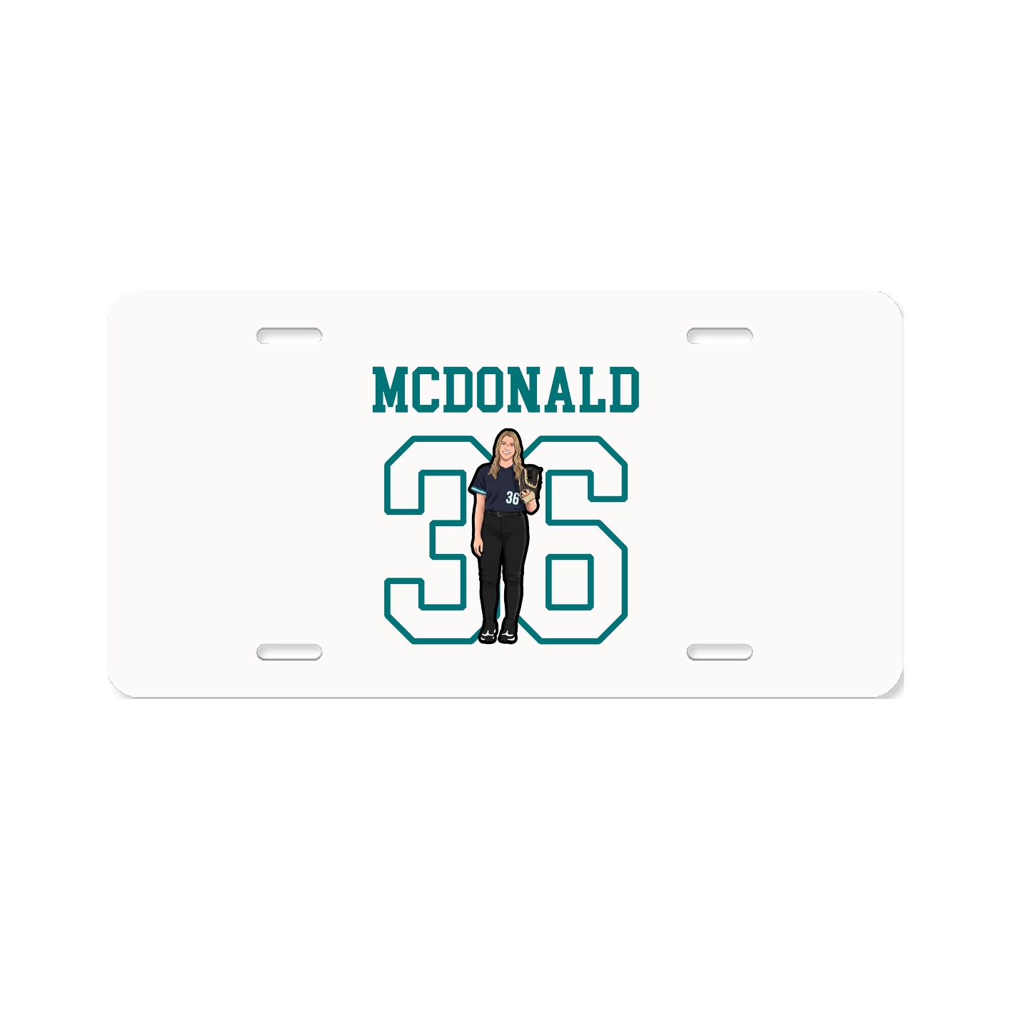 License Plate — Shirsey in Classic