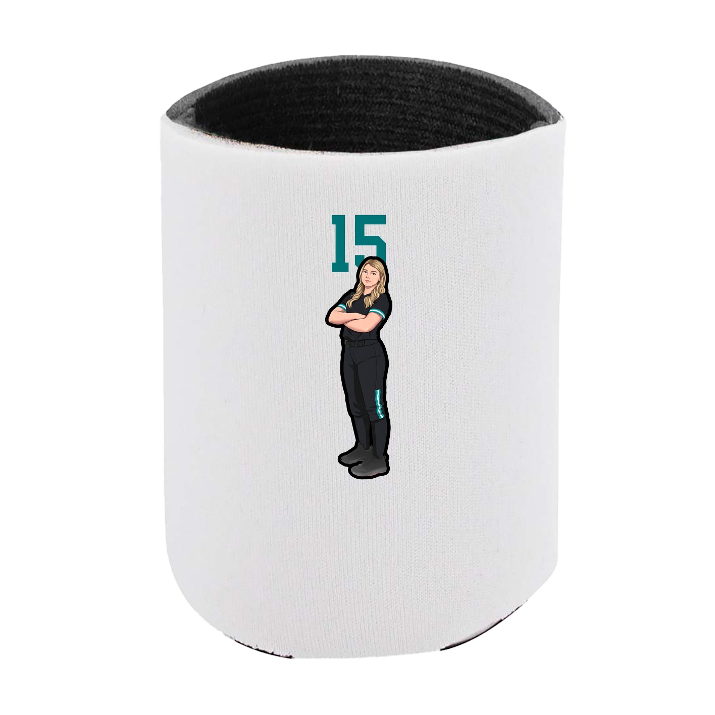 Can Holder — Number Top in White