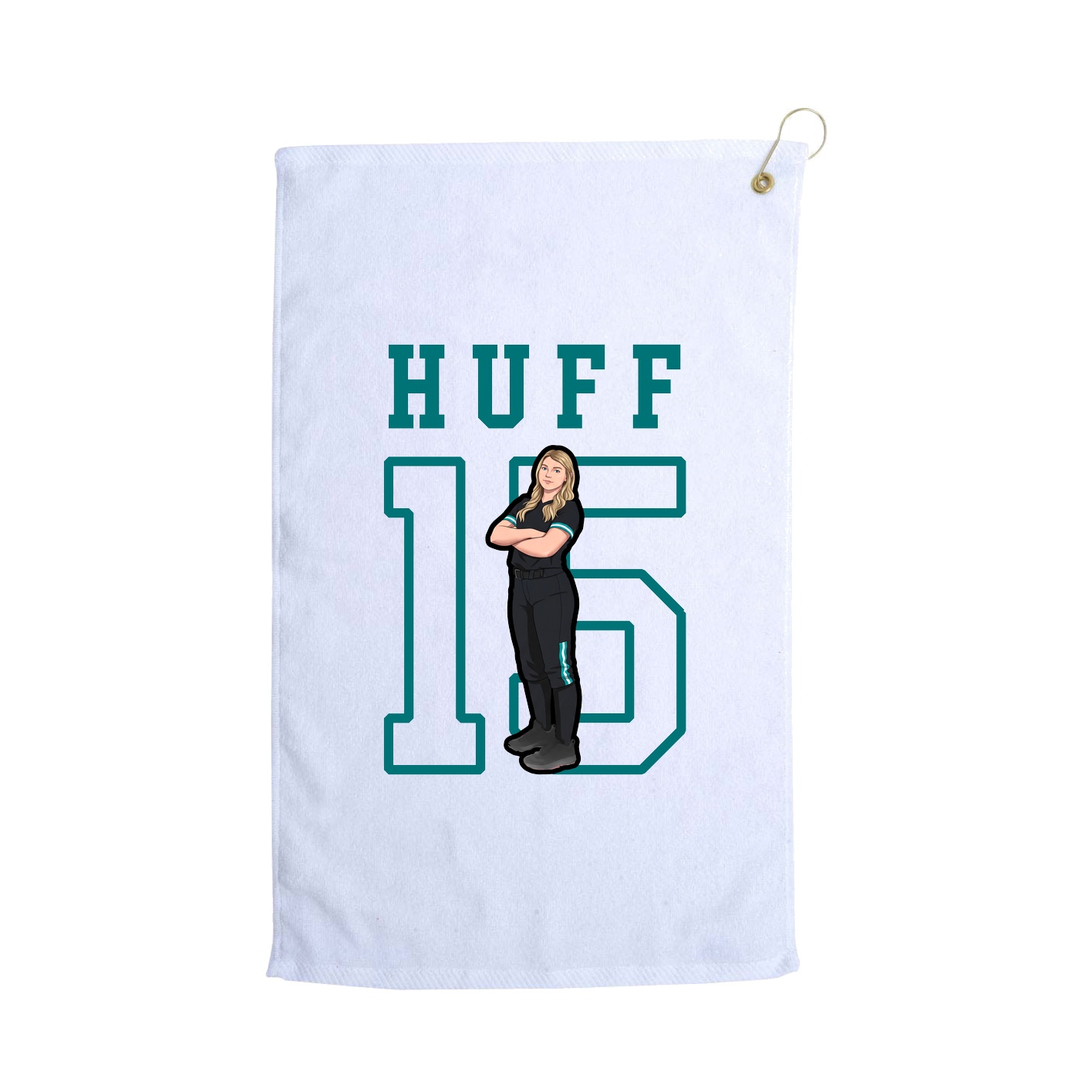 Golf Towel — Shirsey in White