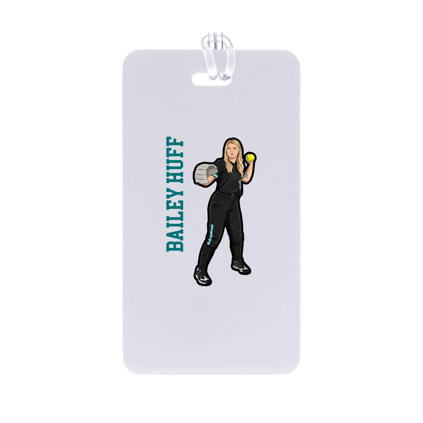Bag Tag — Name Vertical in Classic